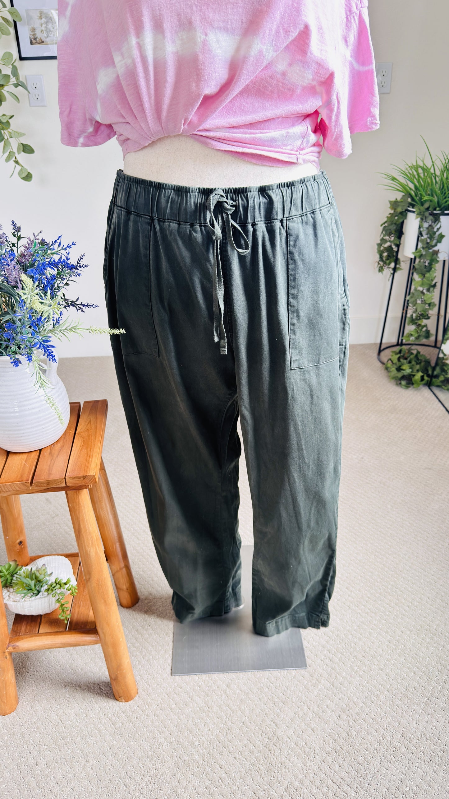 Buffalo David Bitton Tencel Cotton Drawstring Pants Size XXL
