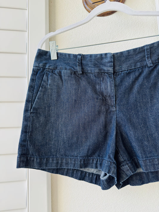LOFT Dark Wash Denim Shorts - Size 4