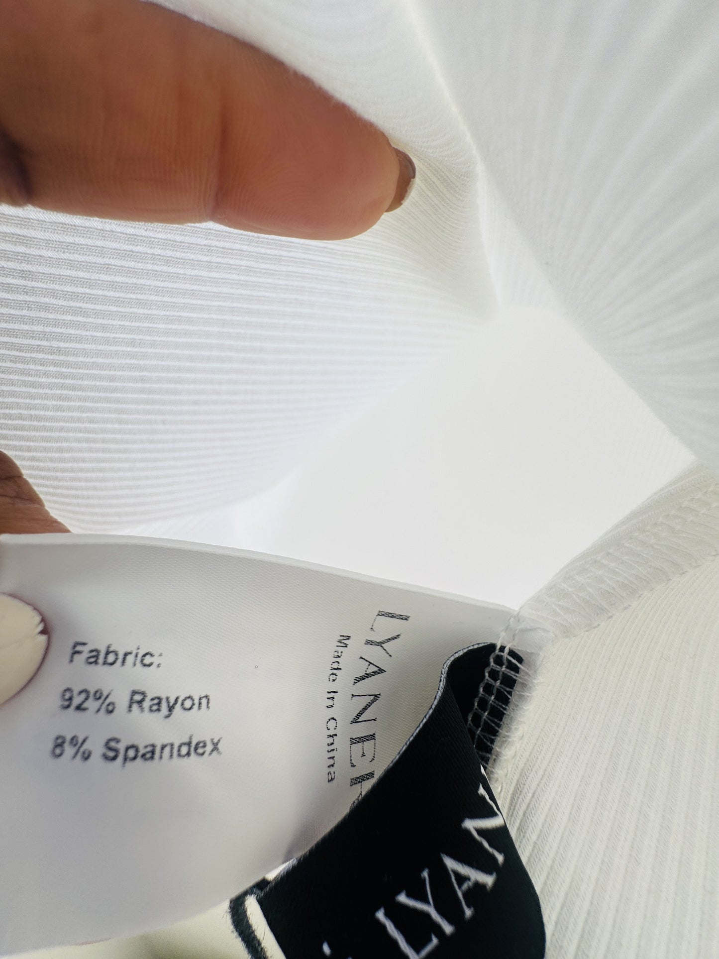 LYANER Ribbed Knit Scoop Neck Tank Tops 2-Pack - Size S