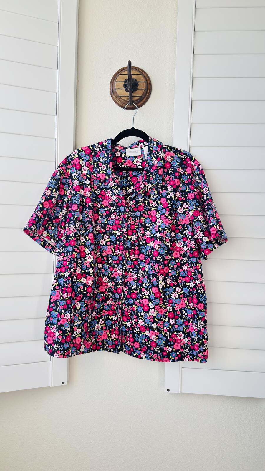 Elisabeth by Liz Claiborne Short Sleeve Button-Up Size 18