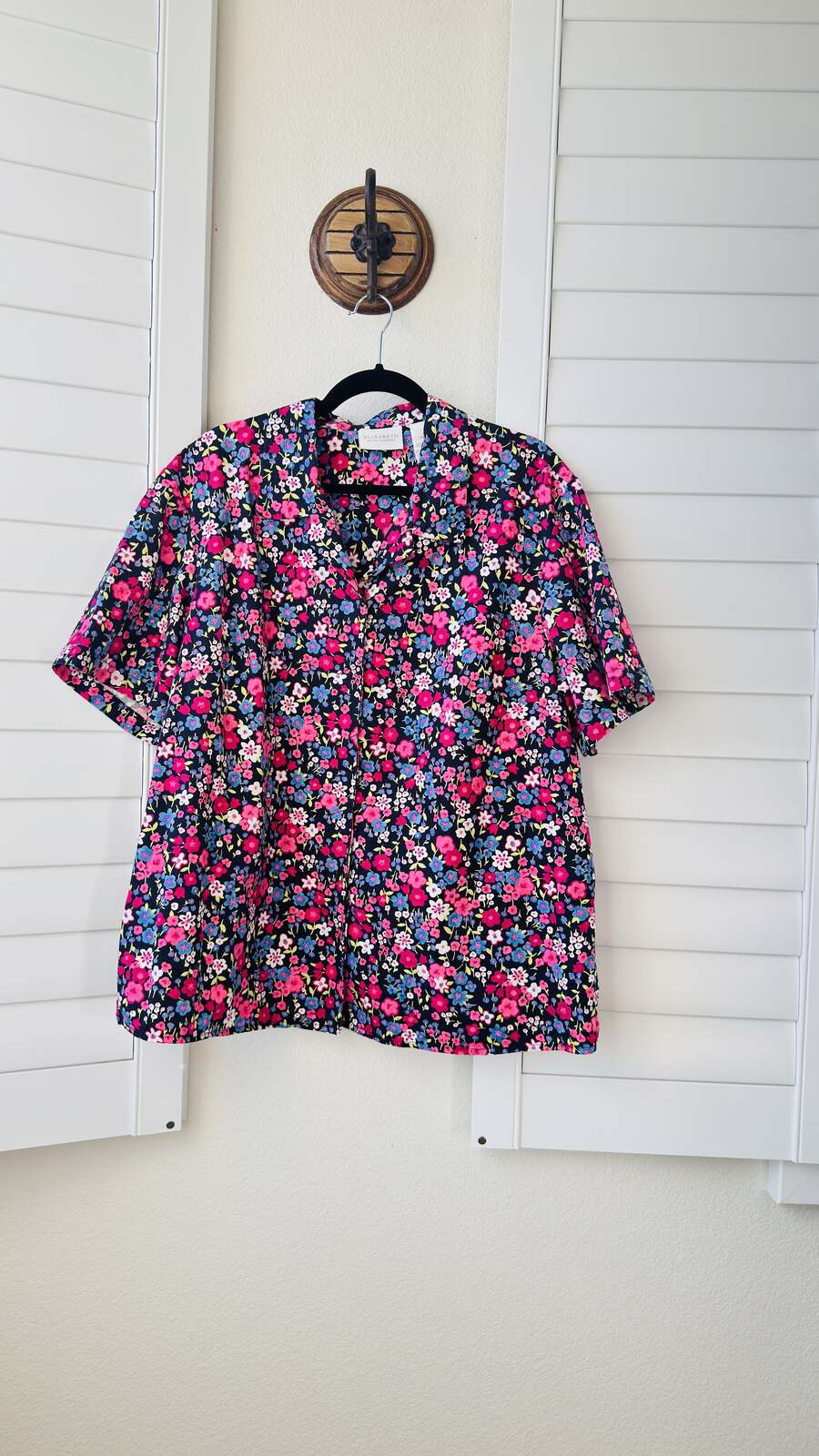 Elisabeth by Liz Claiborne Short Sleeve Button-Up Size 18