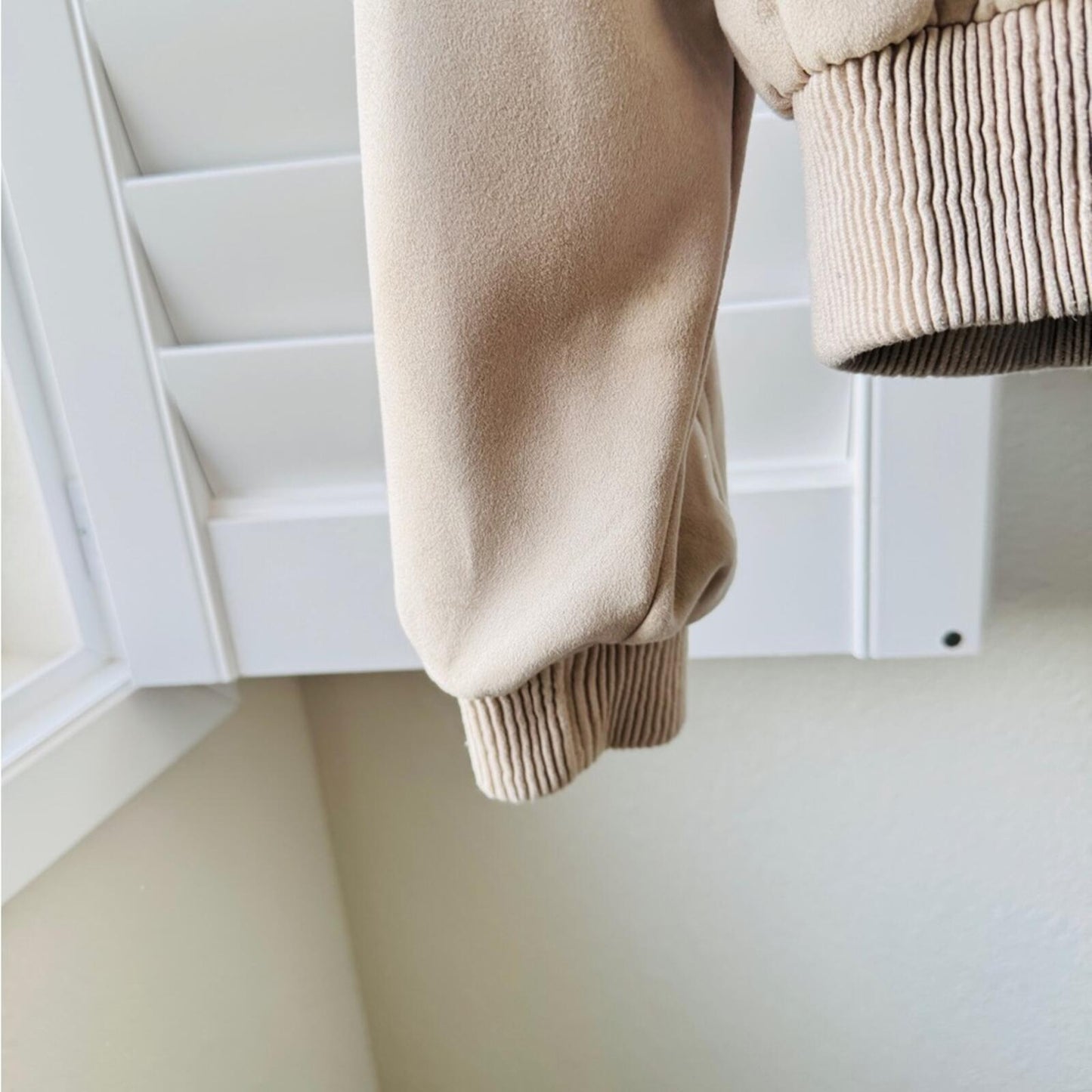 ZARA Beige Bomber Jacket