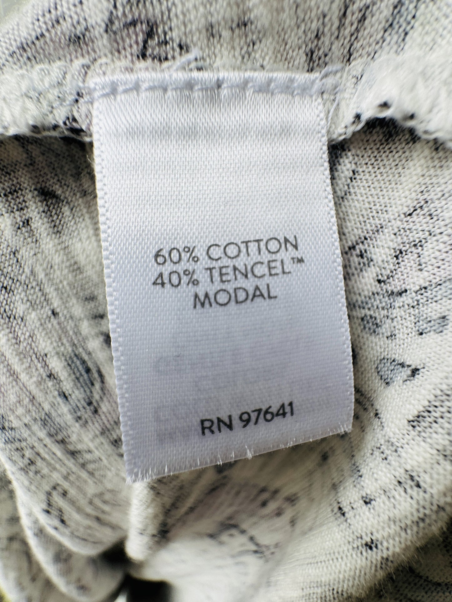 J.Jill Paisley Print Cotton-Modal 3/4 Sleeve Top, Size 3X