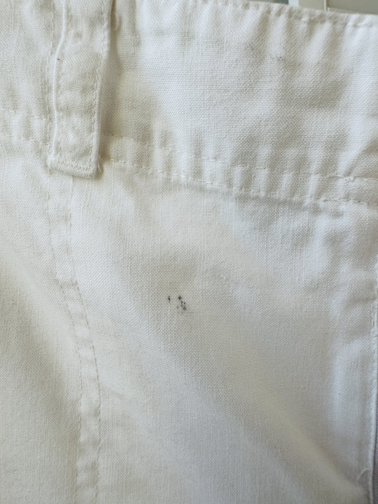 Lauren Jeans Co. Ralph Lauren White Cotton Cargo Shorts Size 6
