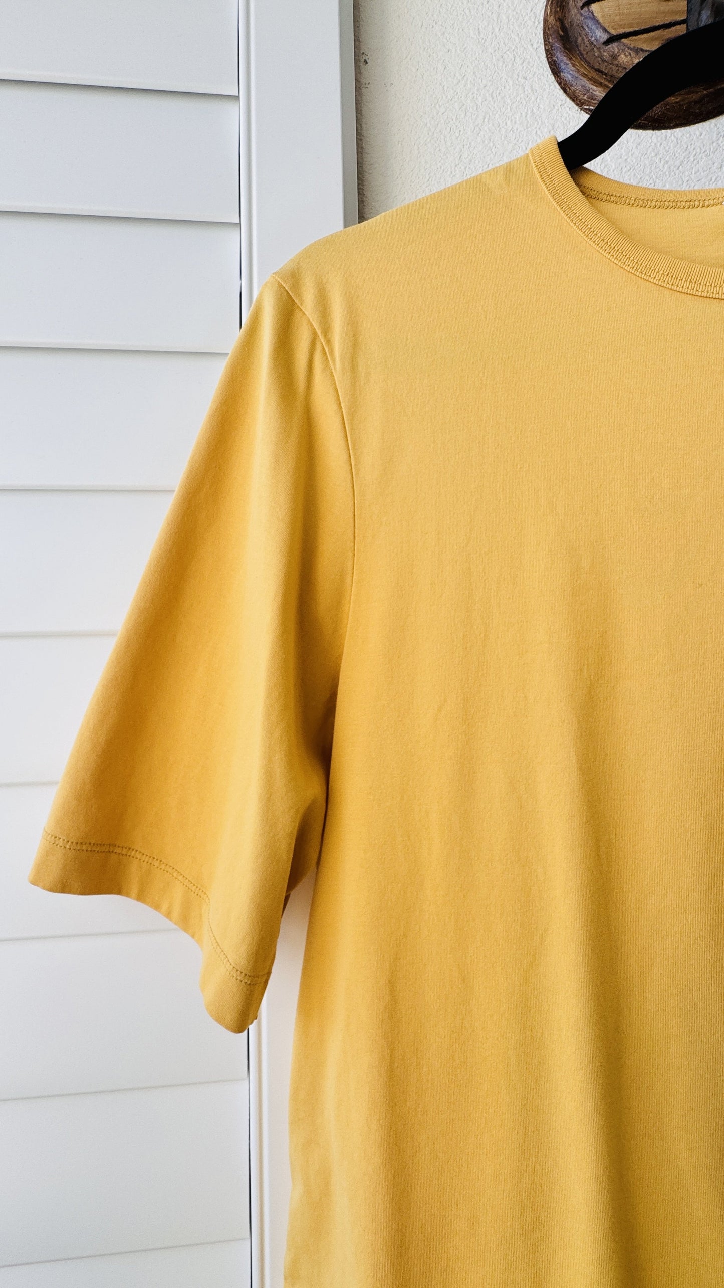 Uniqlo U Crew Neck Short Sleeve T-Shirt Yellow Size XS