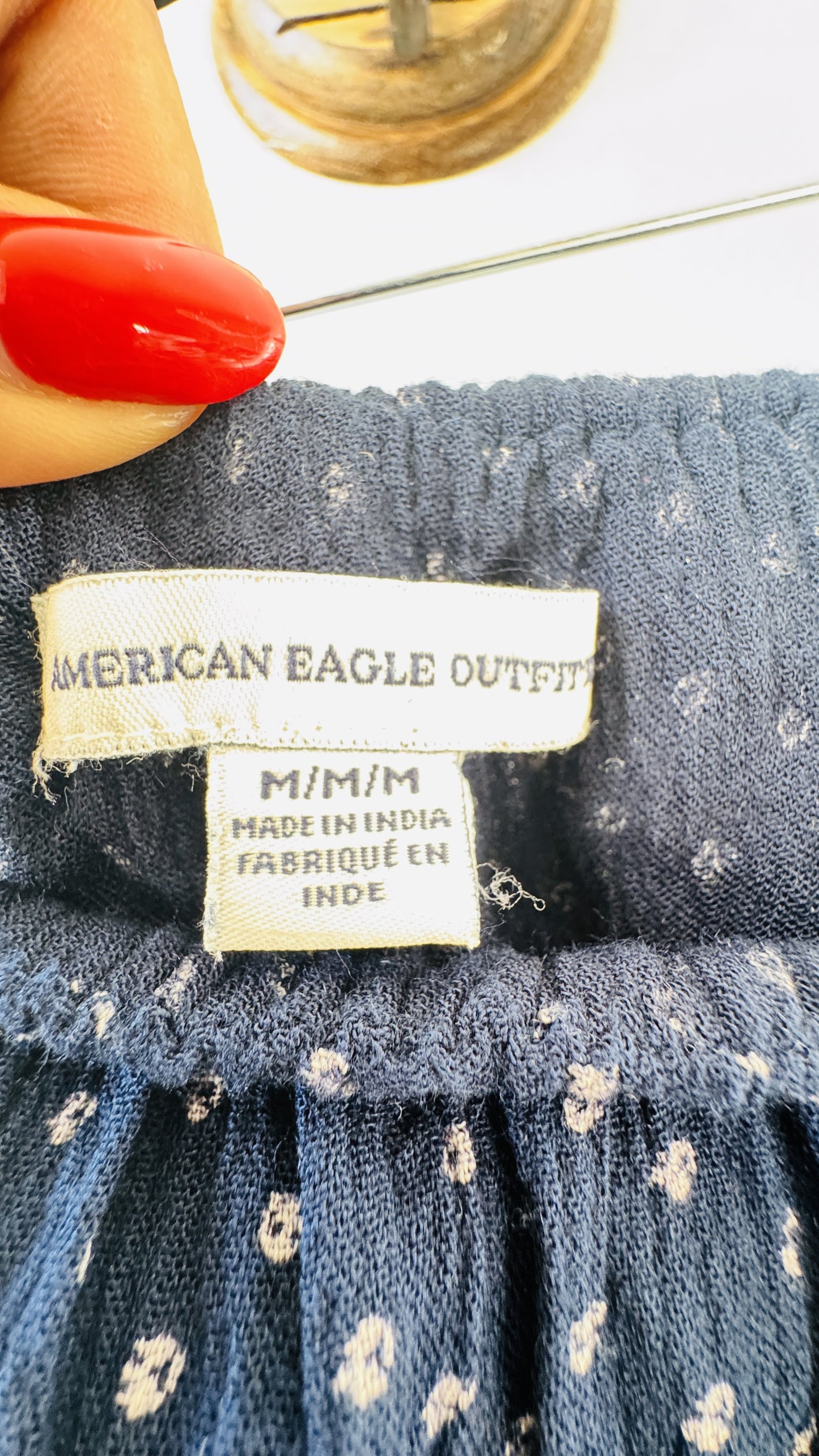 American Eagle Outfitters One-Shoulder Ruffle Top - Size M