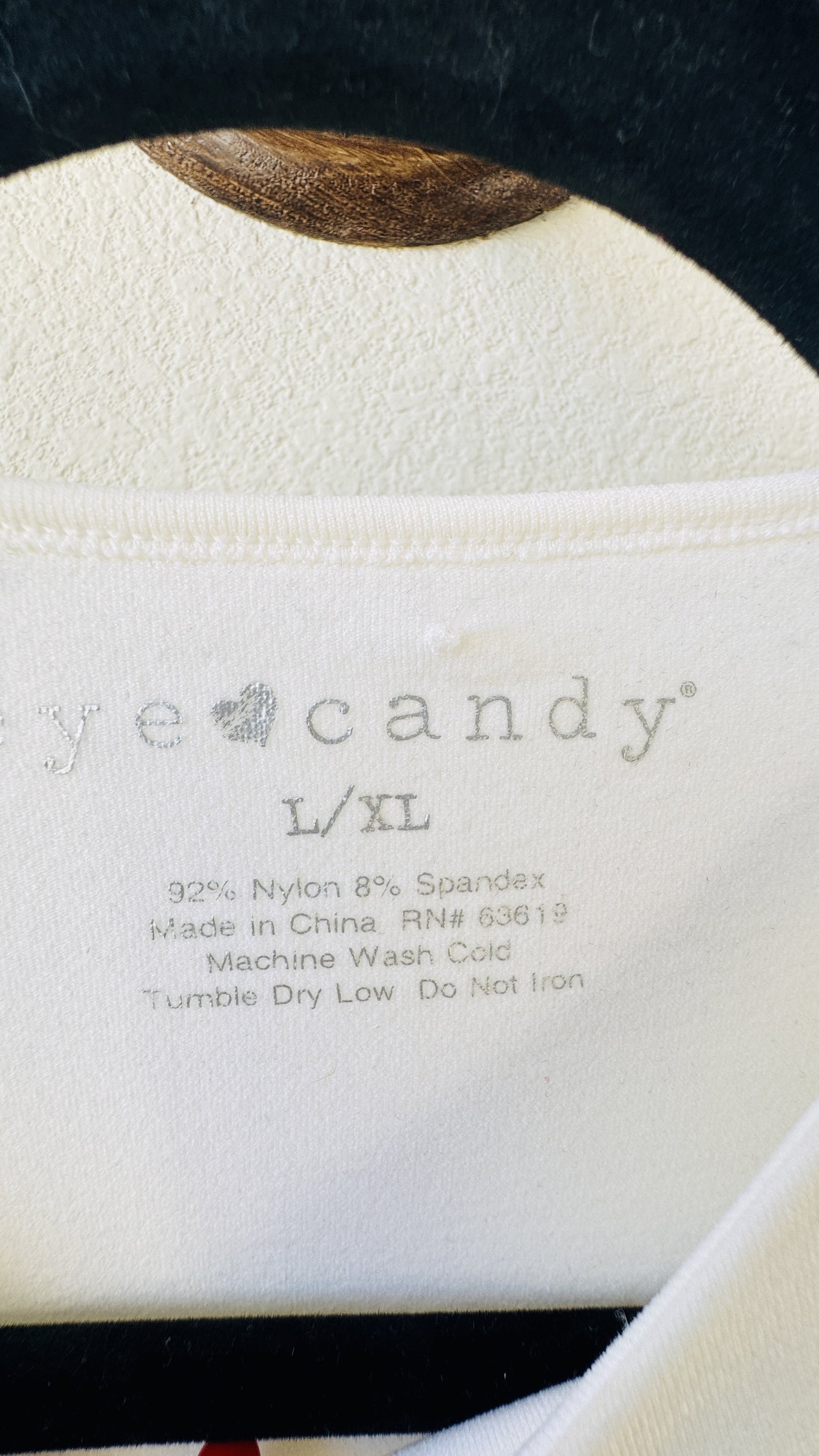 Eye Candy Seamless Long Sleeve Crop Top in Off-White - Size L/XL