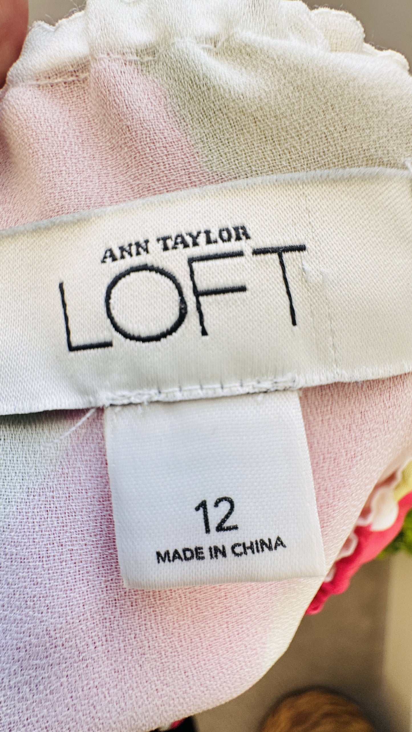 Ann Taylor LOFT Floral Halter Neck Midi Dress - Size 12