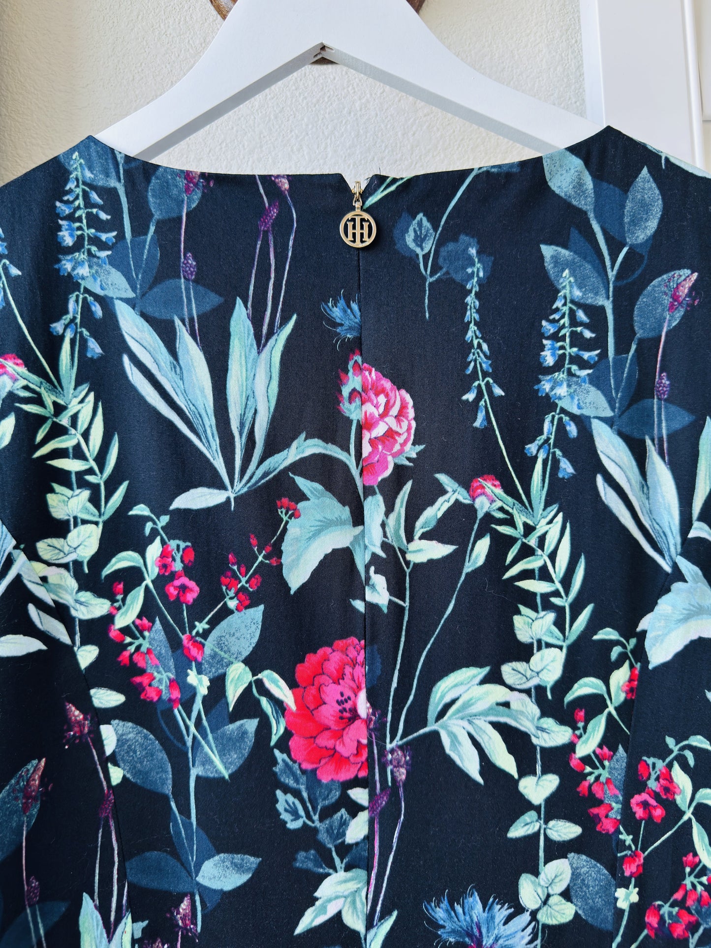 Tommy Hilfiger Floral Sleeveless Fit & Flare Dress - Size 14