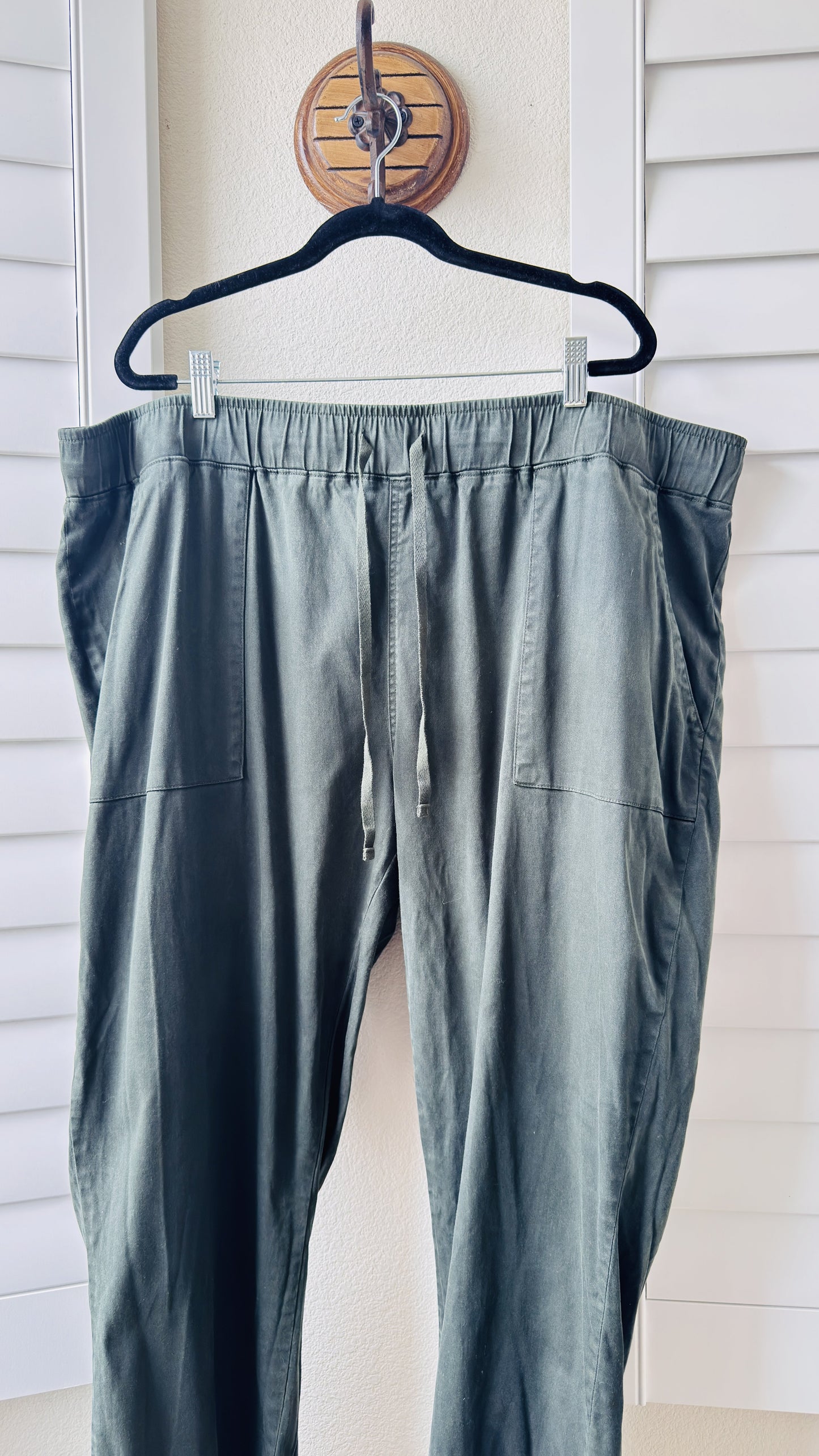 Buffalo David Bitton Tencel Cotton Drawstring Pants Size XXL