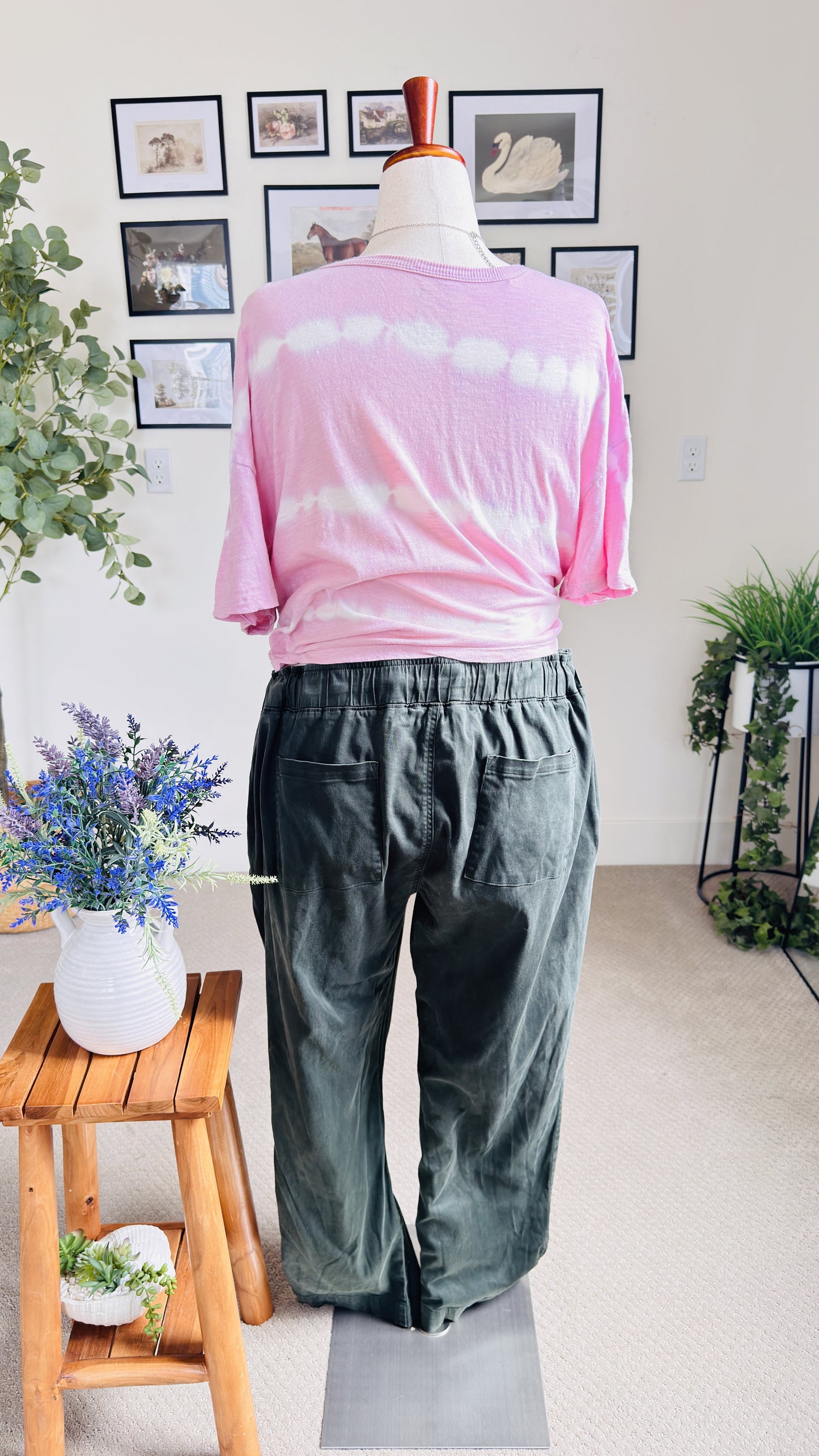 Buffalo David Bitton Olive Green Pull-On Drawstring Pants Size XXL