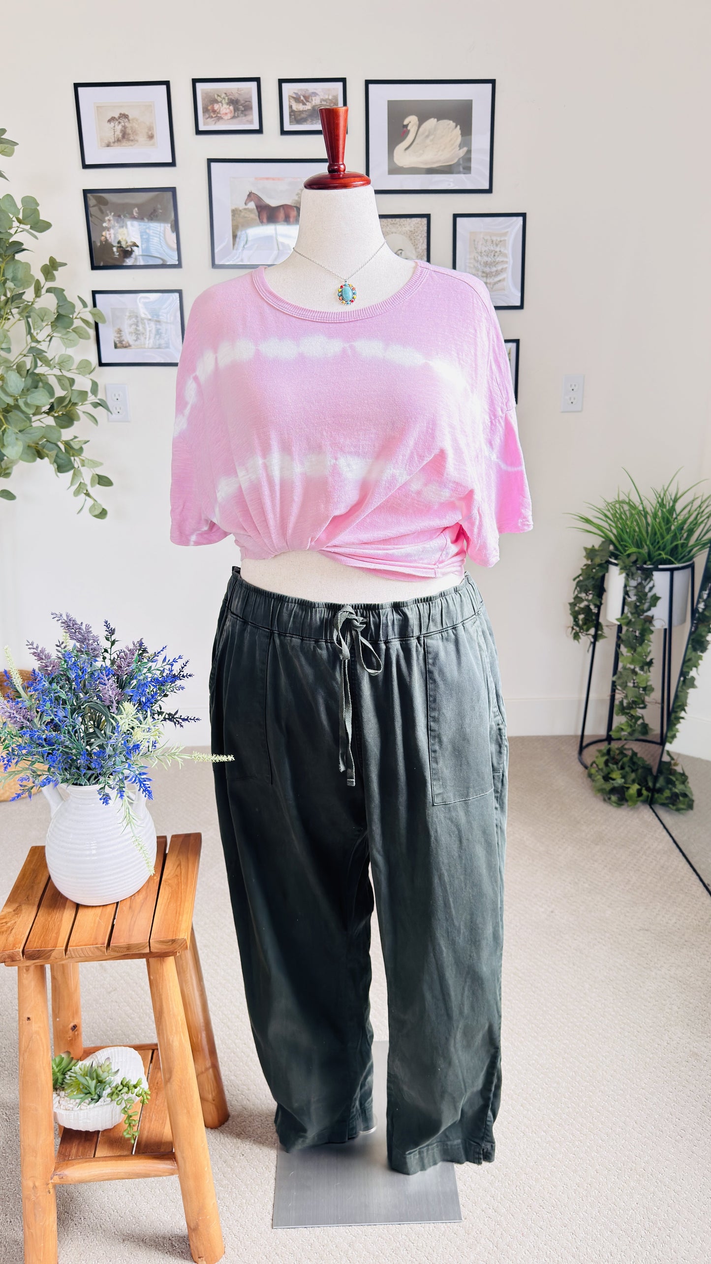 Buffalo David Bitton Olive Green Pull-On Drawstring Pants Size XXL