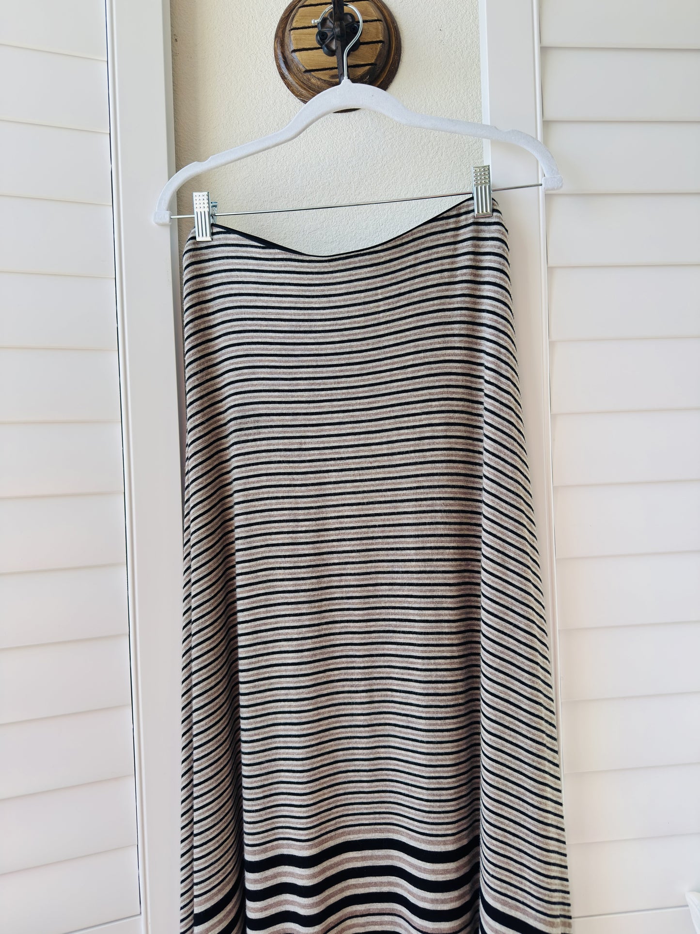 M.S.S.P. Striped Knit Maxi Skirt - Size M