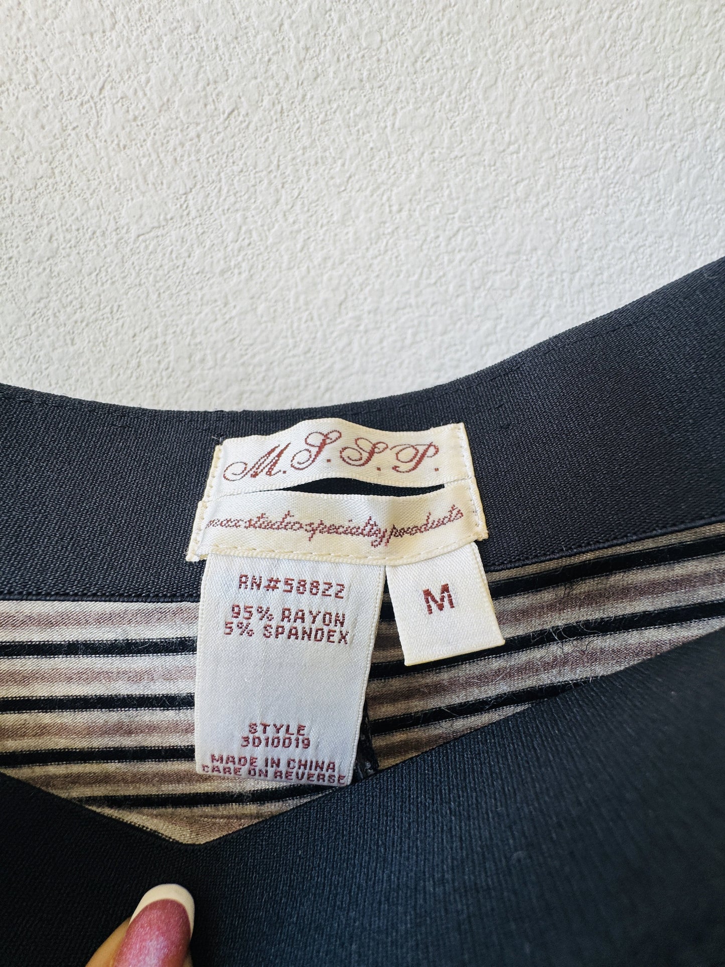 M.S.S.P. Striped Knit Maxi Skirt - Size M