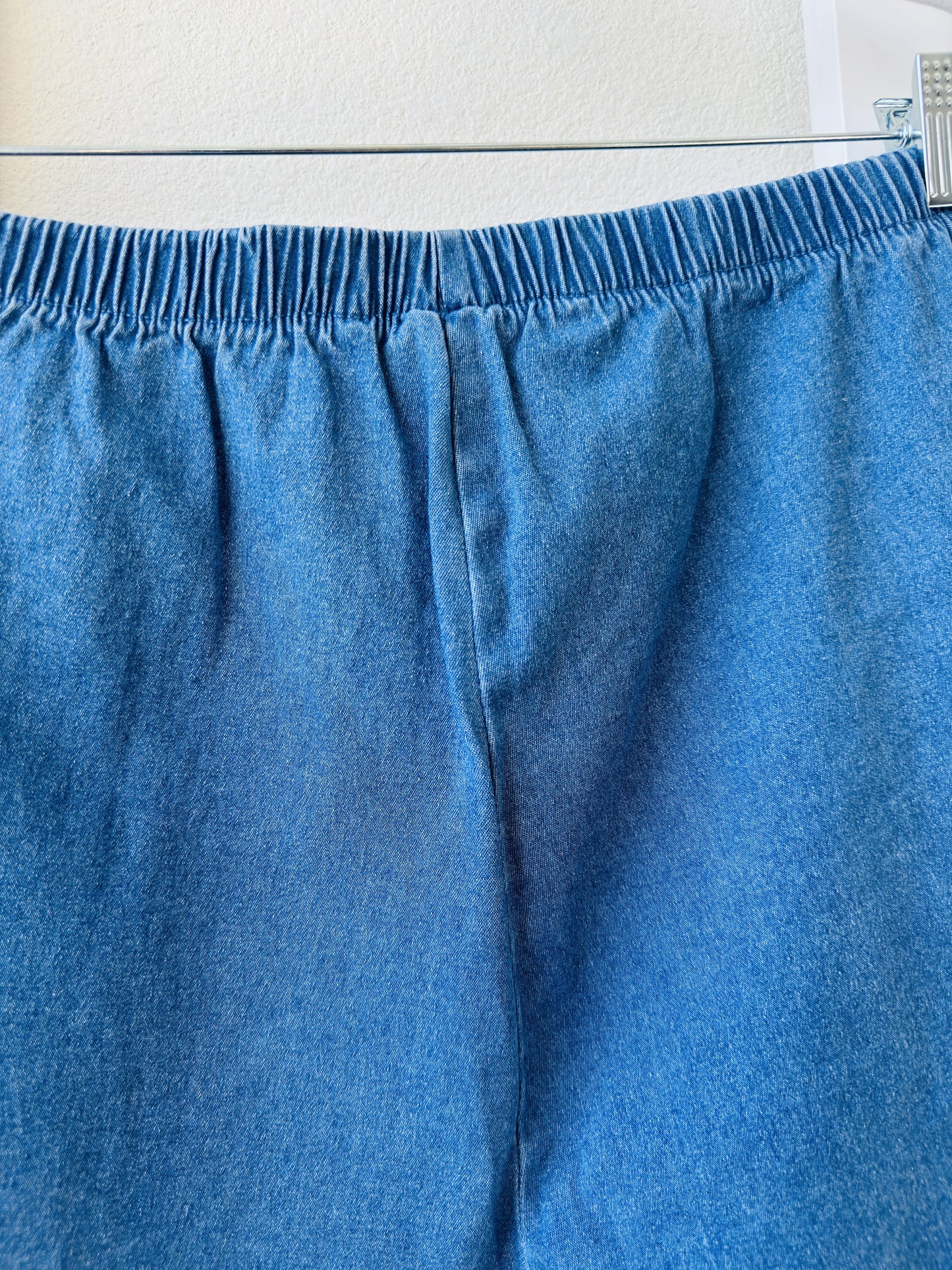Denim & Co. Elastic Waist Stretch Denim Pants Size 2XP