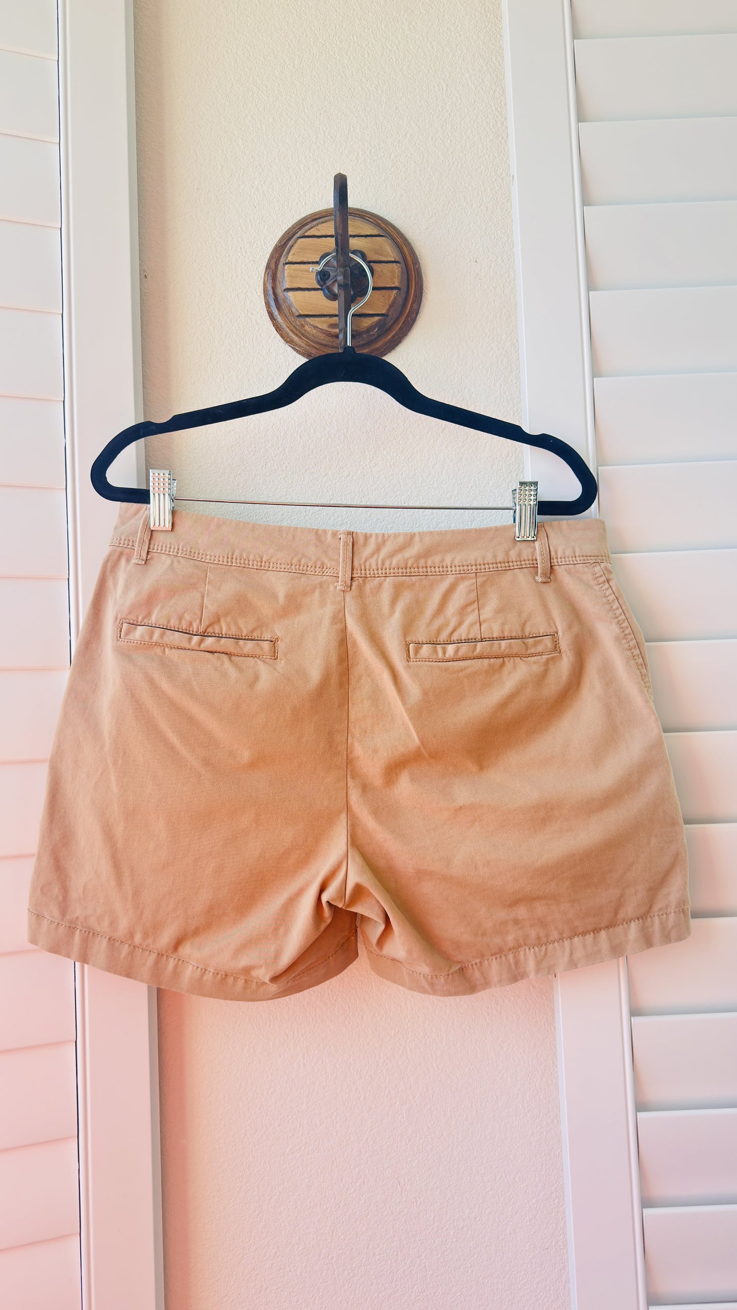 Banana Republic Stretch Cotton Chino Shorts Size 6