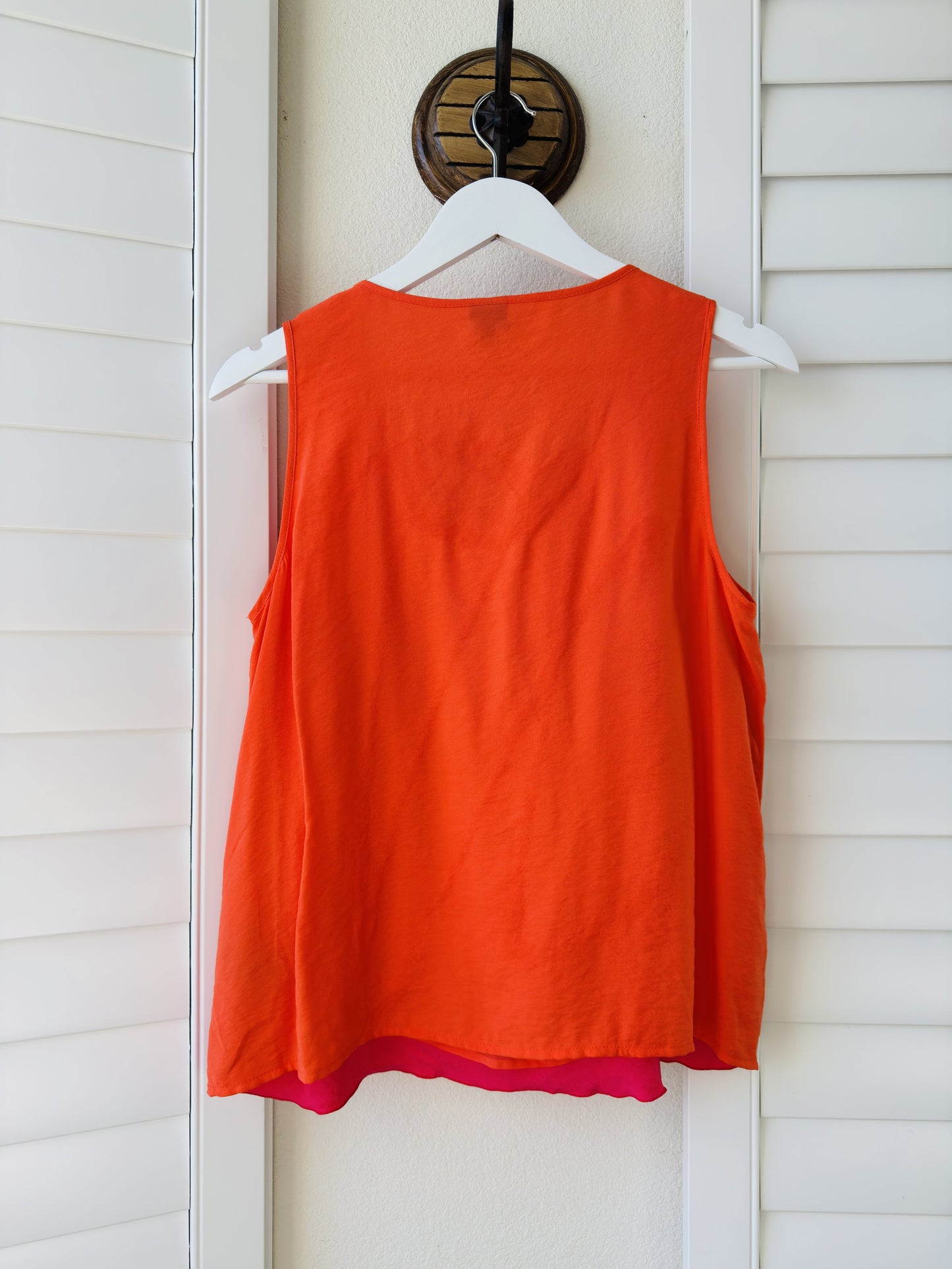 Rafaella Studio Petite Tiered Ruffle Ombre Tank Top - Size LP