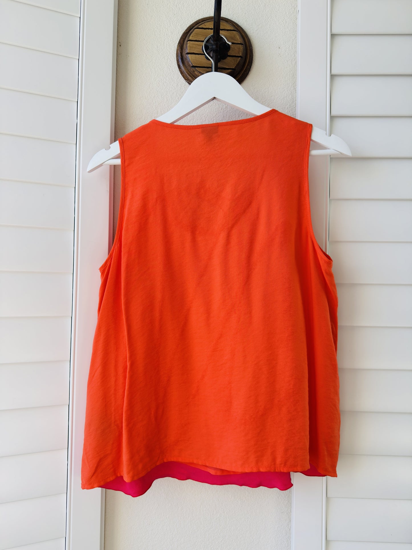 Rafaella Studio Petite Tiered Ruffle Ombre Tank Top - Size LP
