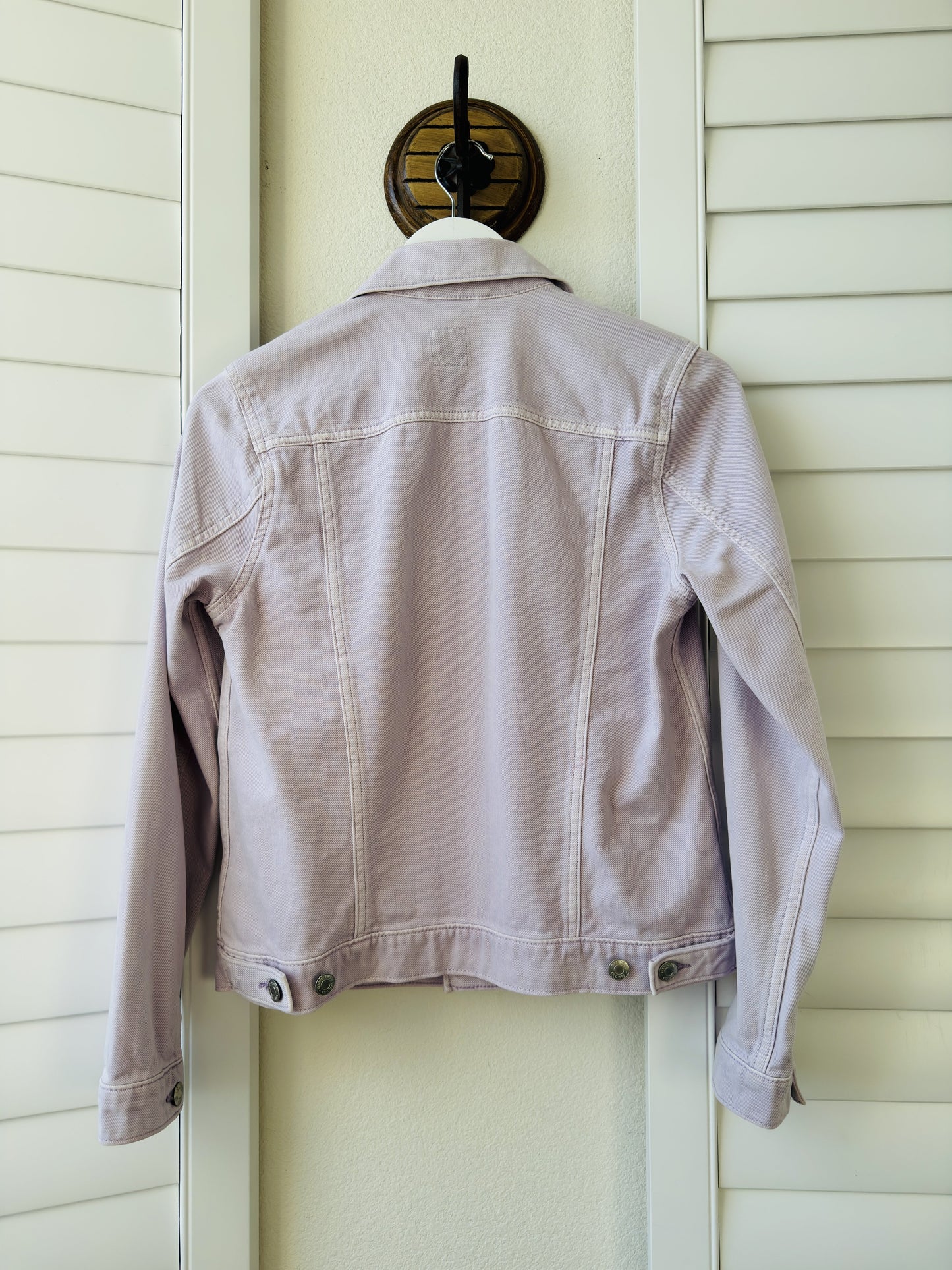 GAP Lavender Purple Denim Jacket Size S