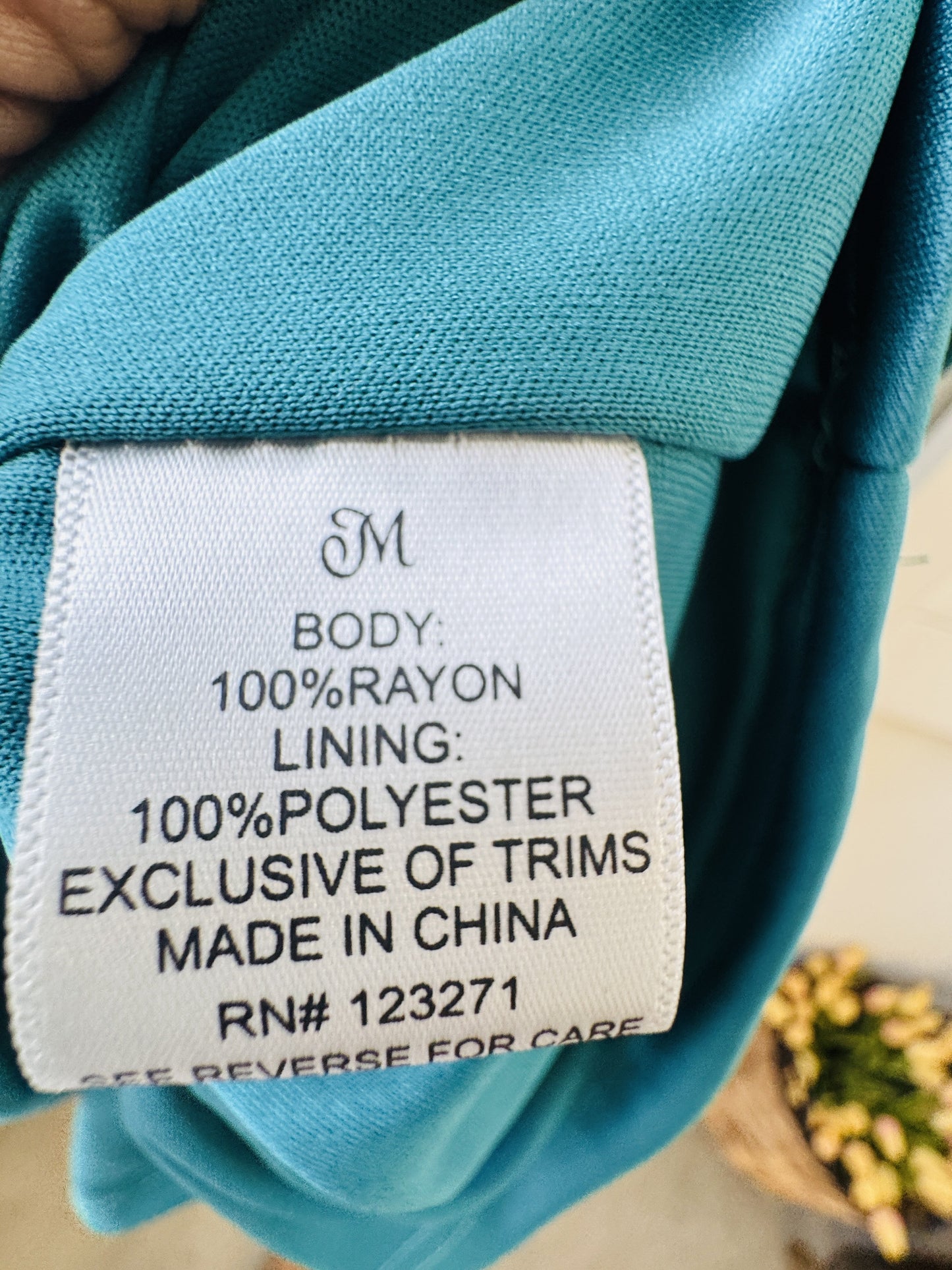 Justify Teal Tie-Front Tiered Maxi Dress - Size M