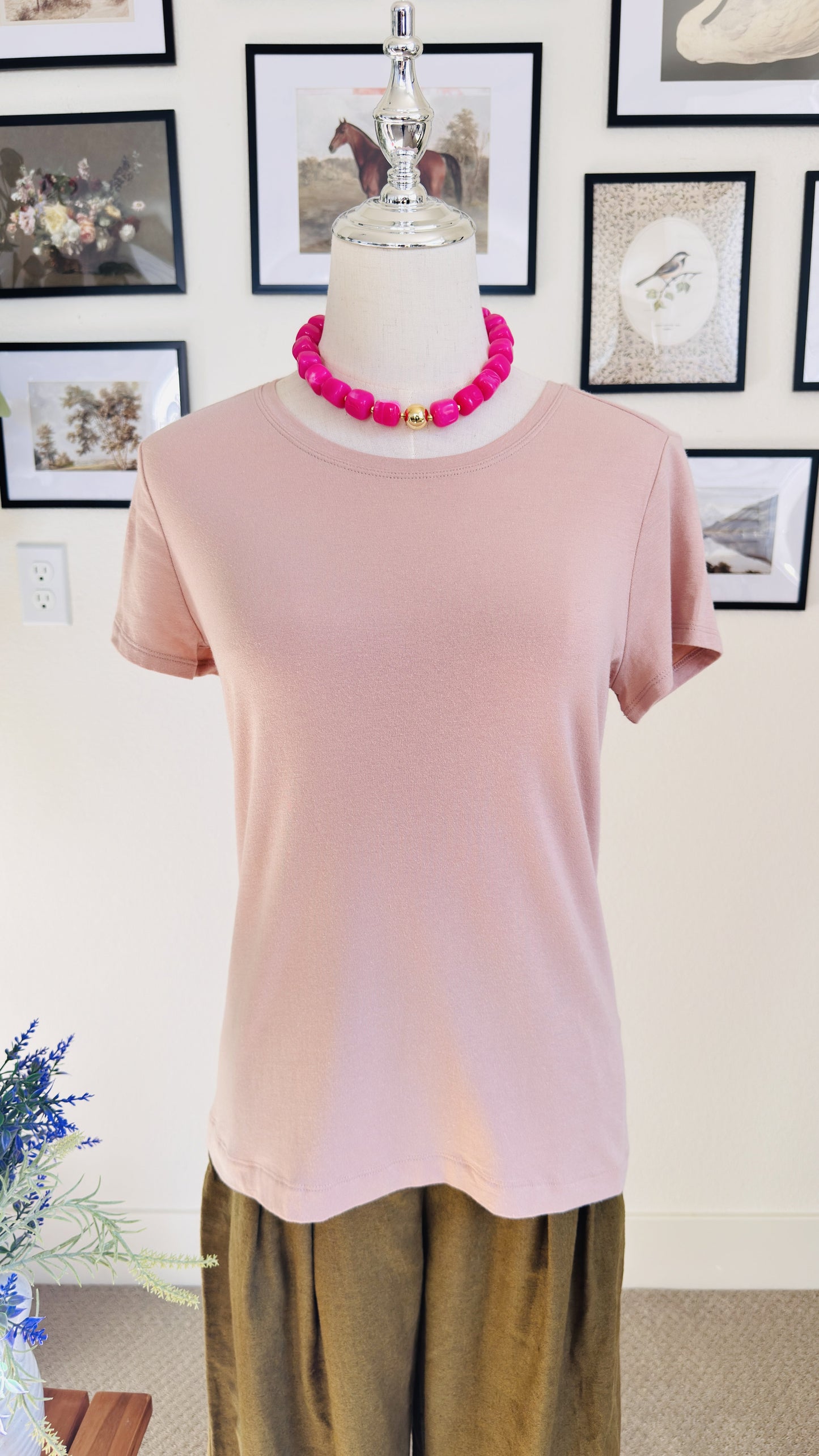 Madewell Pink Short Sleeve Cotton T-Shirt Size XS