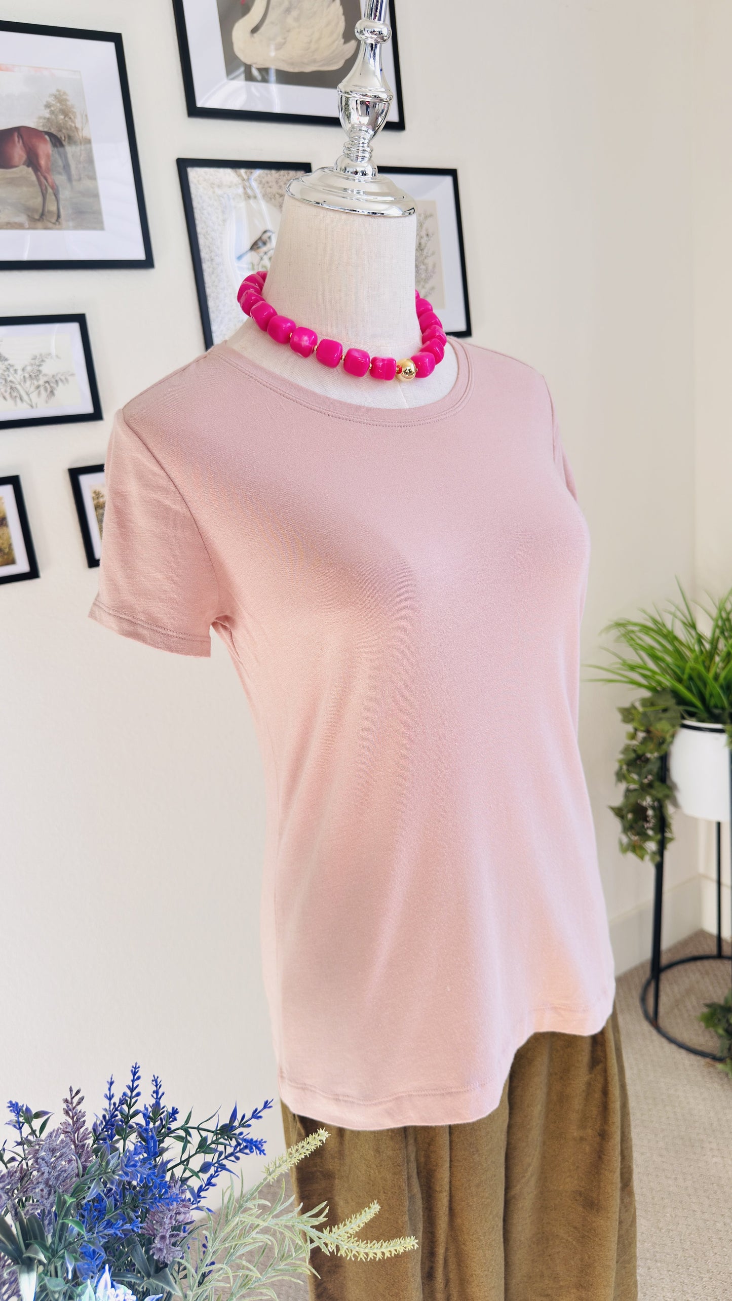 Madewell Pink Short Sleeve Cotton T-Shirt Size XS