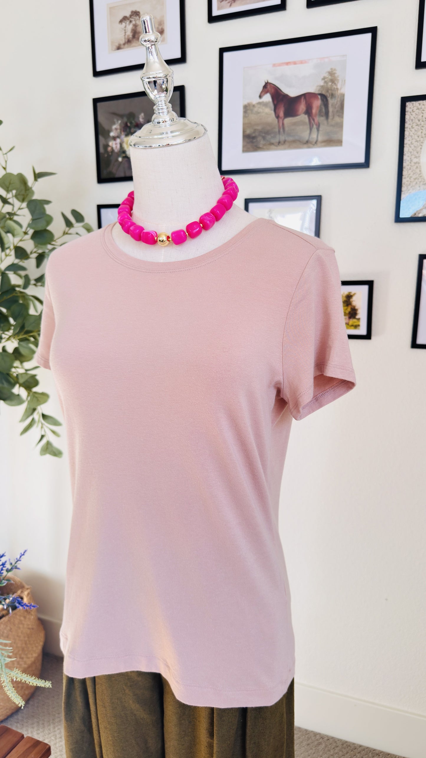 Madewell Pink Short Sleeve Cotton T-Shirt Size XS