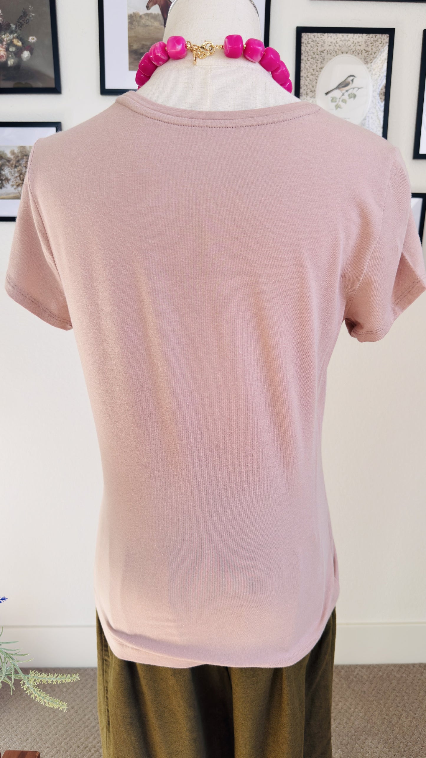 Madewell Pink Short Sleeve Cotton T-Shirt Size XS