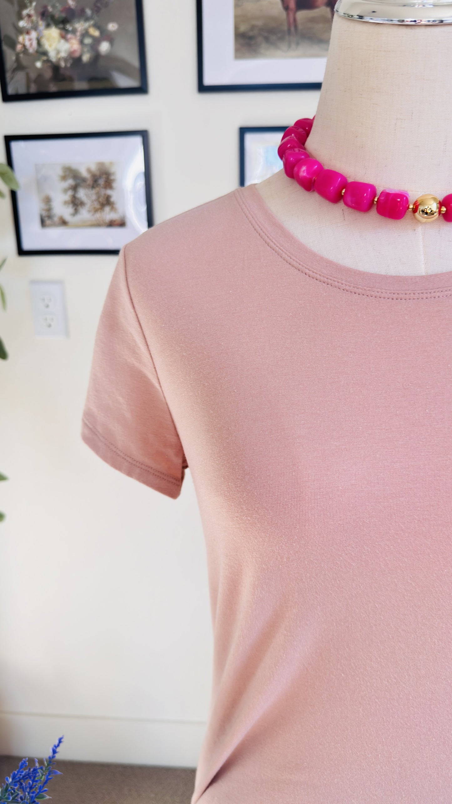 Madewell Pink Short Sleeve Cotton T-Shirt Size XS