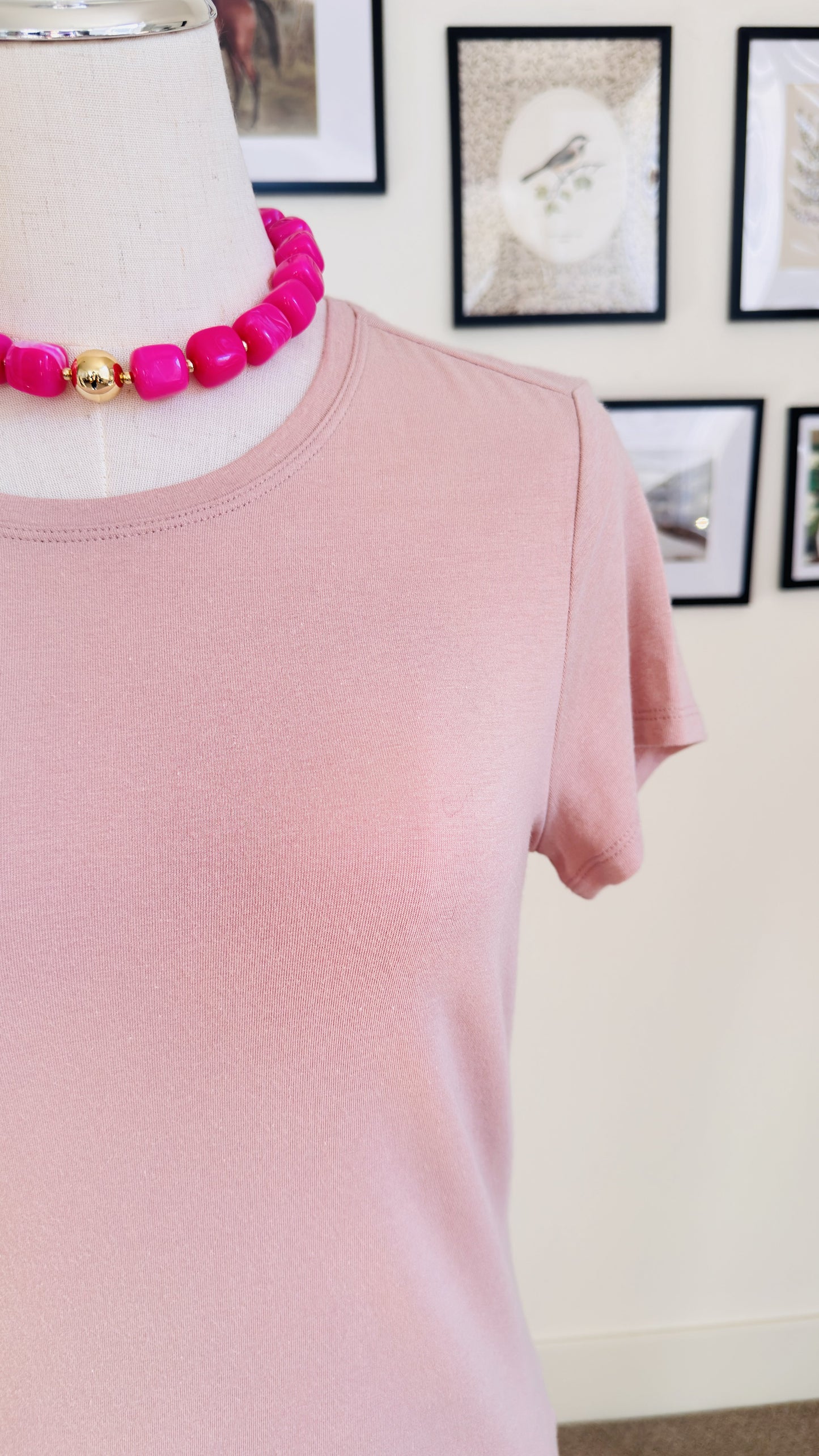 Madewell Pink Short Sleeve Cotton T-Shirt Size XS