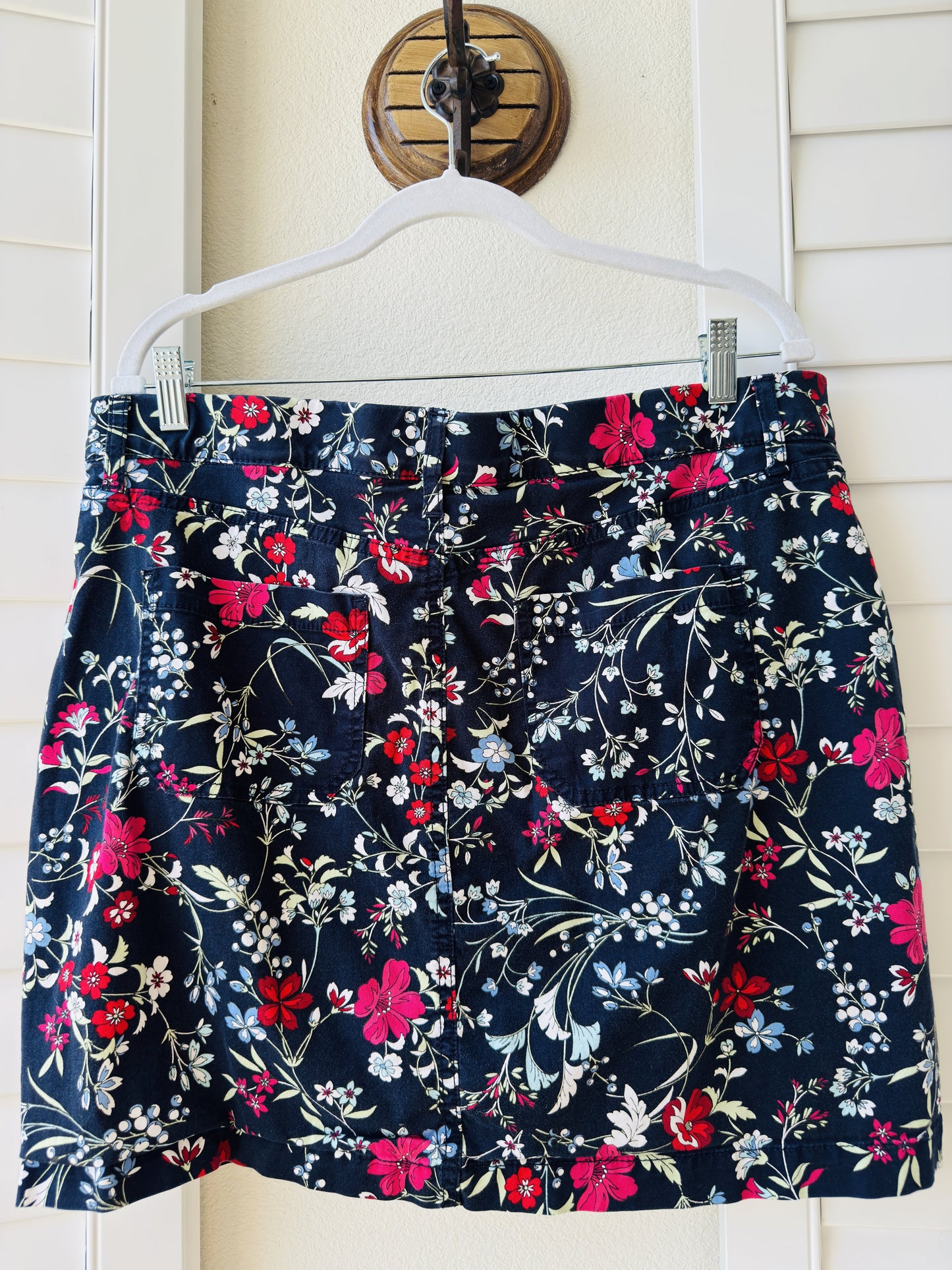 Croft & Barrow Floral Effortless Stretch Skirt Size 16
