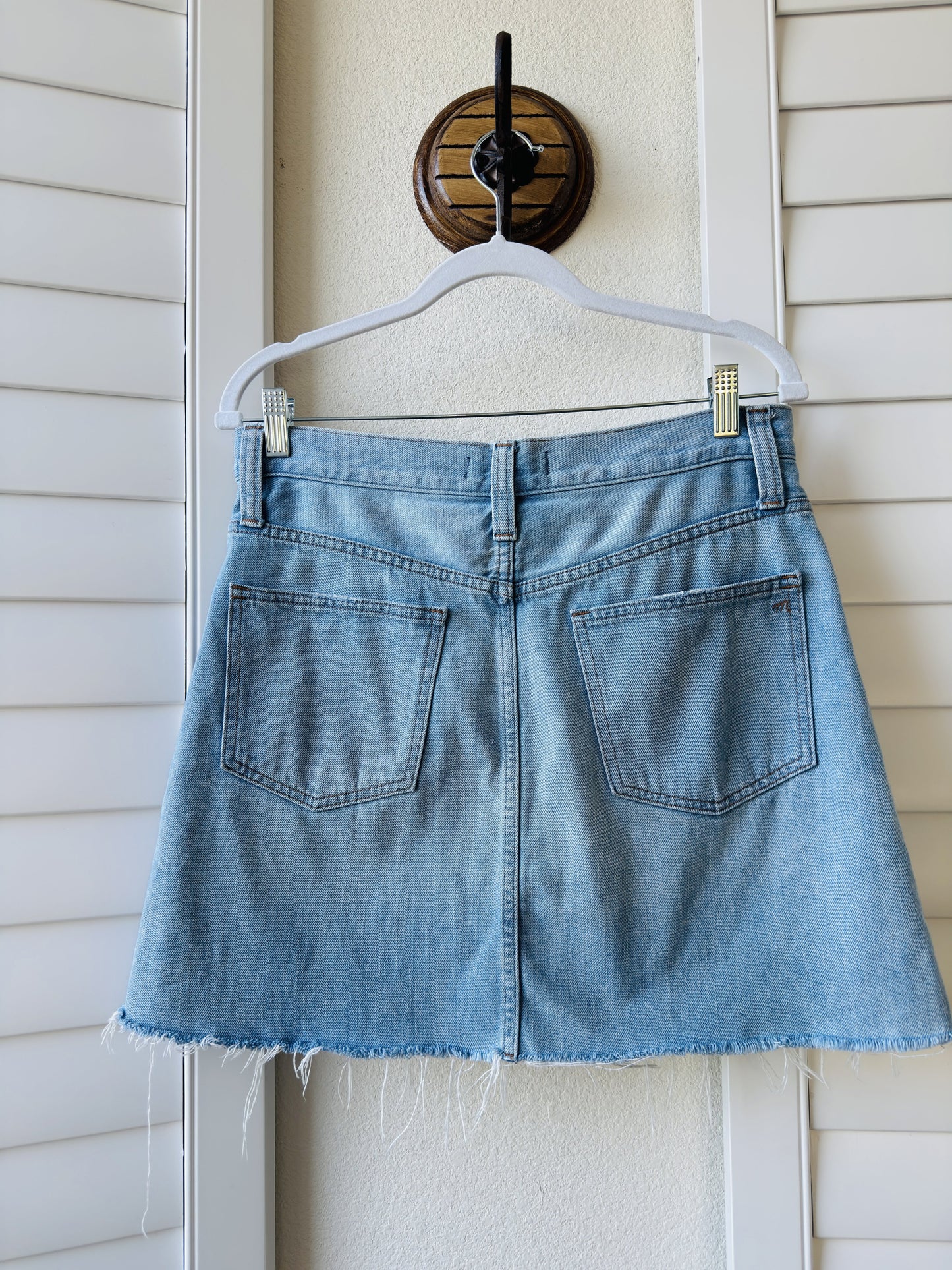 Madewell Rigid Denim A-Line Mini Skirt - Size 28