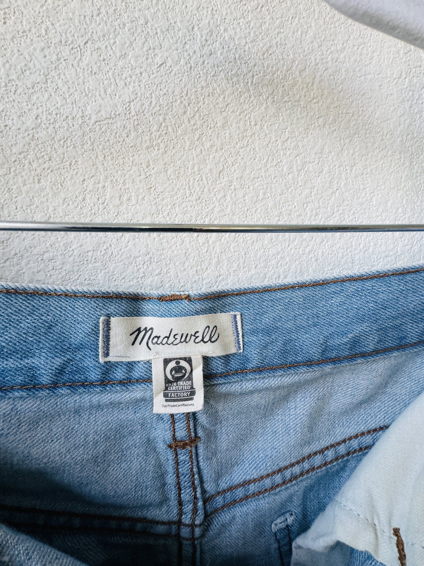 Madewell Rigid Denim A-Line Mini Skirt - Size 28