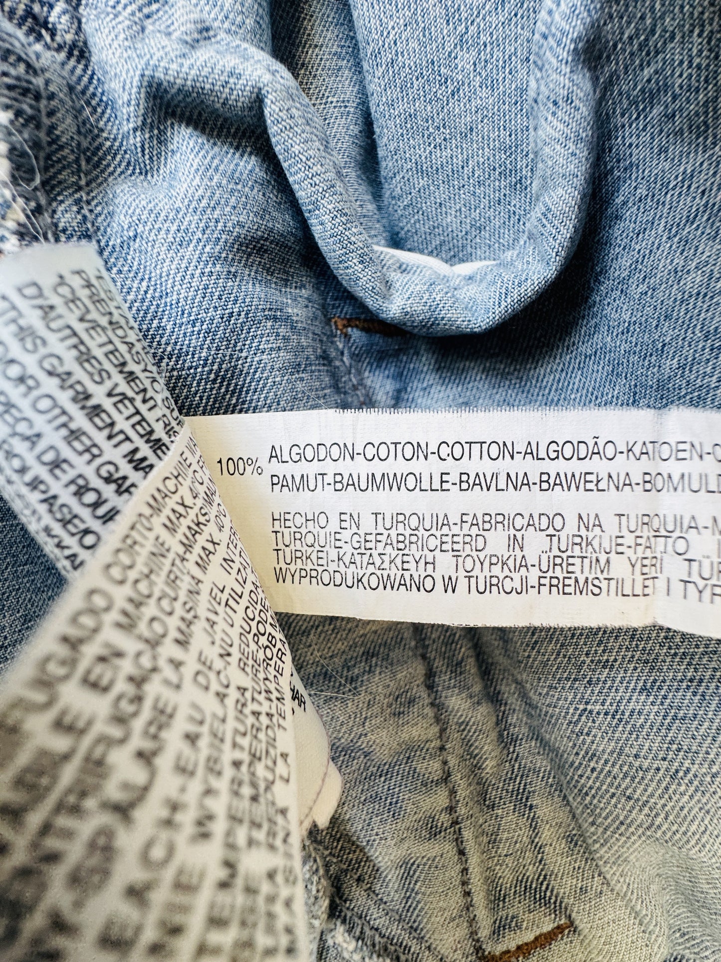 Zara Z1975 Light Wash Denim Jacket - Size M