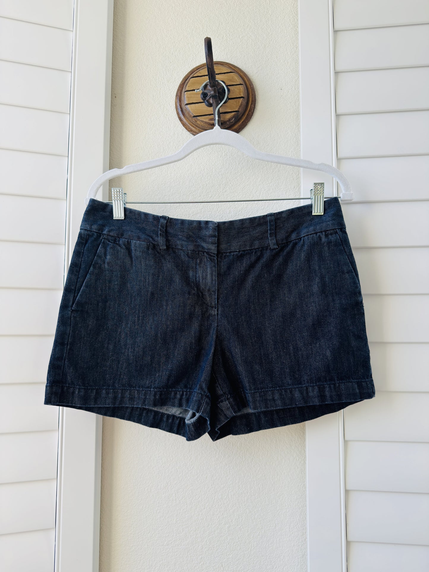 LOFT Dark Wash Denim Shorts - Size 4