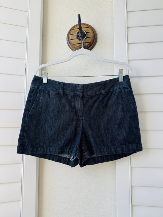 LOFT Dark Wash Denim Shorts - Size 4