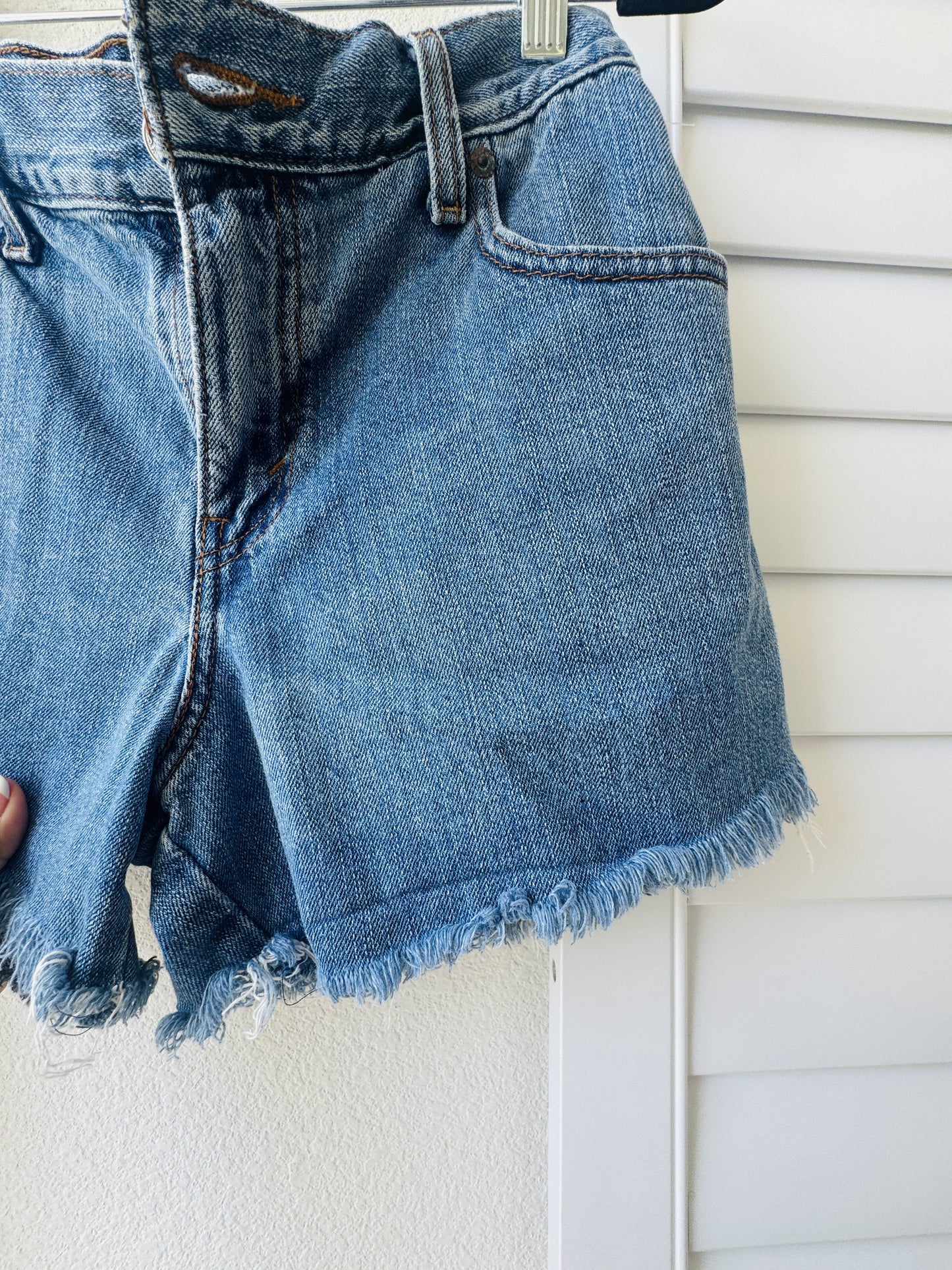 Levi's 550 Relaxed Fit Cut-Off Denim Shorts Size 4