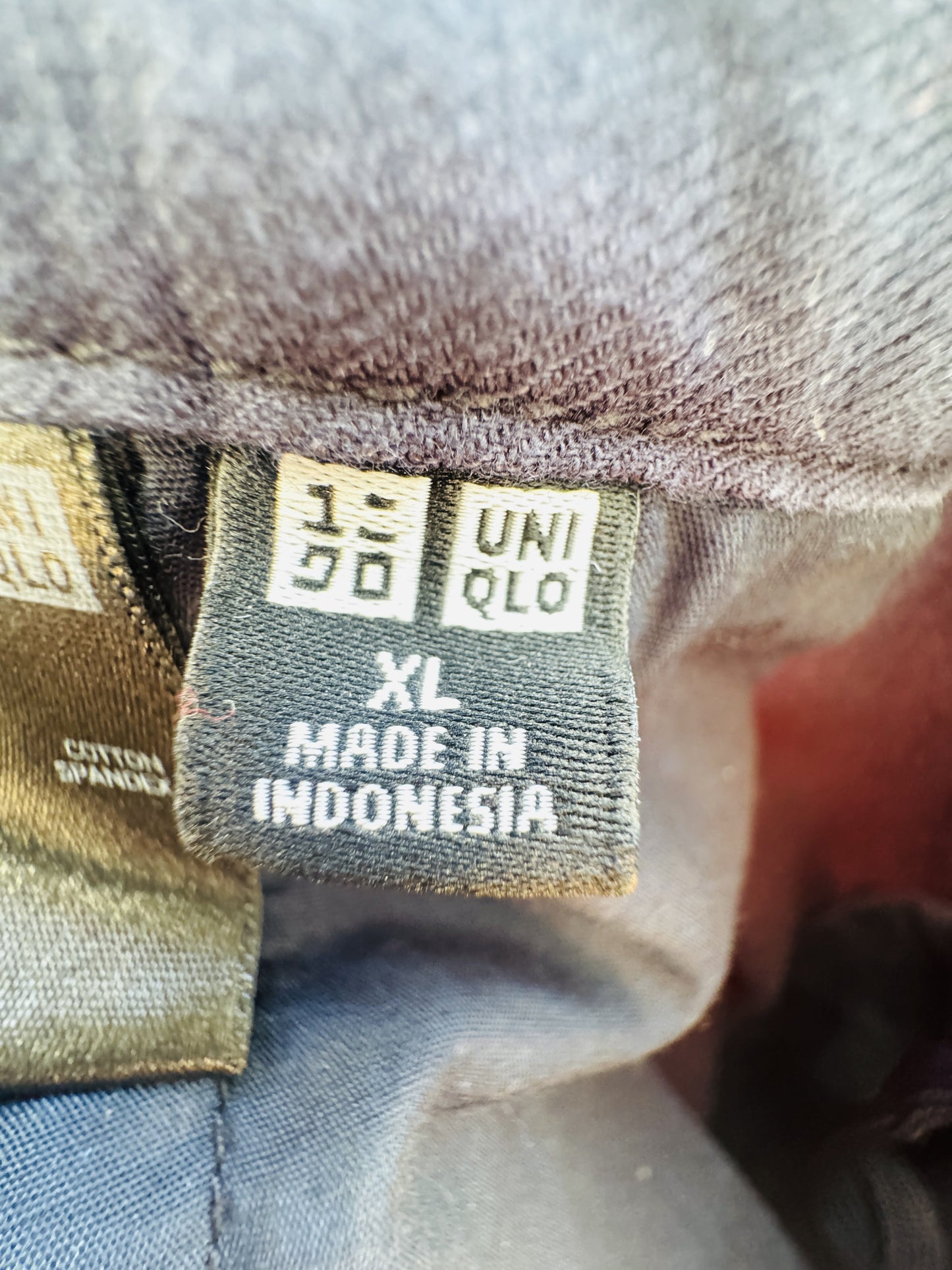 Uniqlo Navy Blue Stretch Slim Fit Chino Pants Size XL