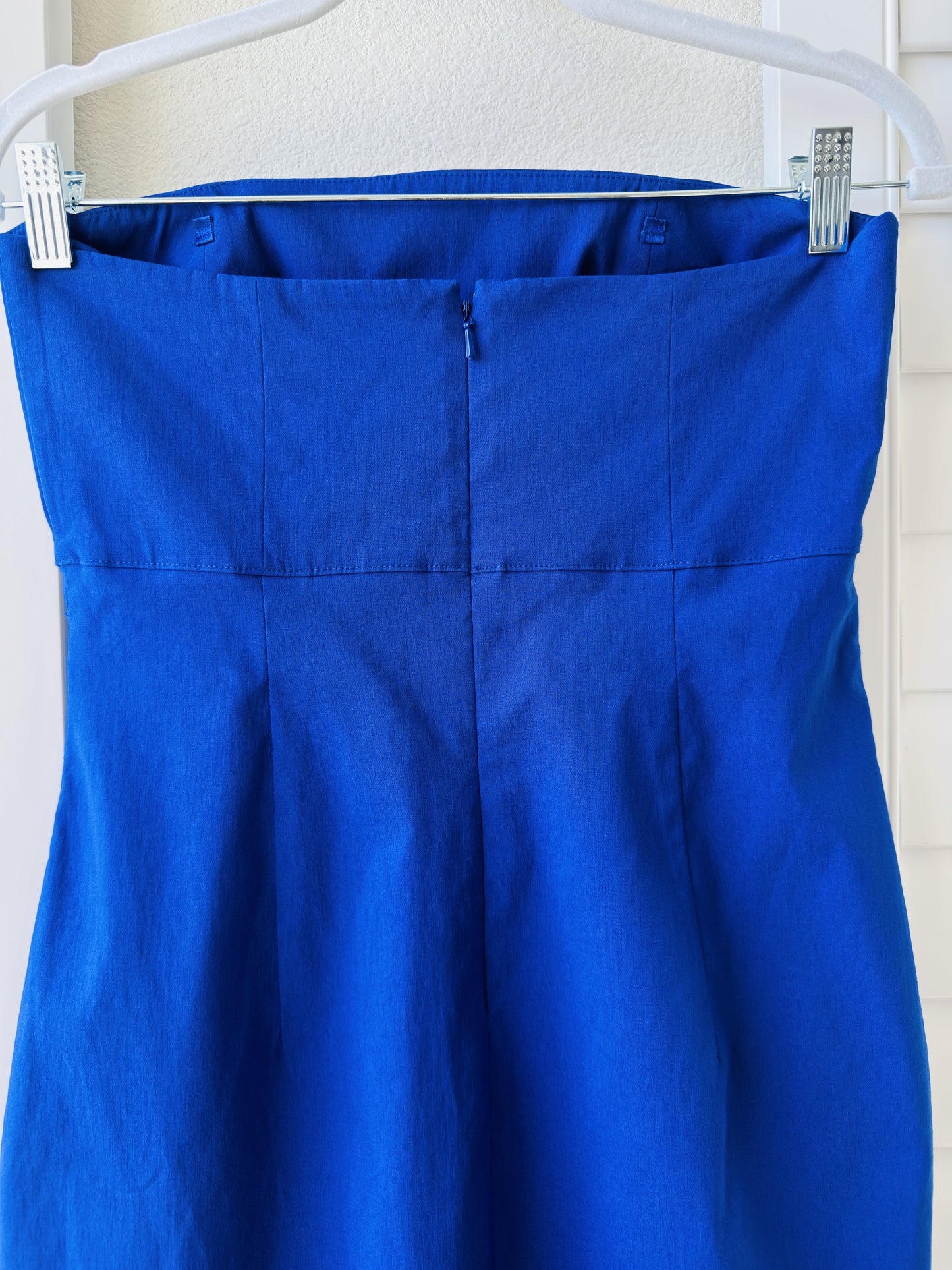 Express Cobalt Royal Blue Strapless Stretch Sheath Dress - Size 5/6