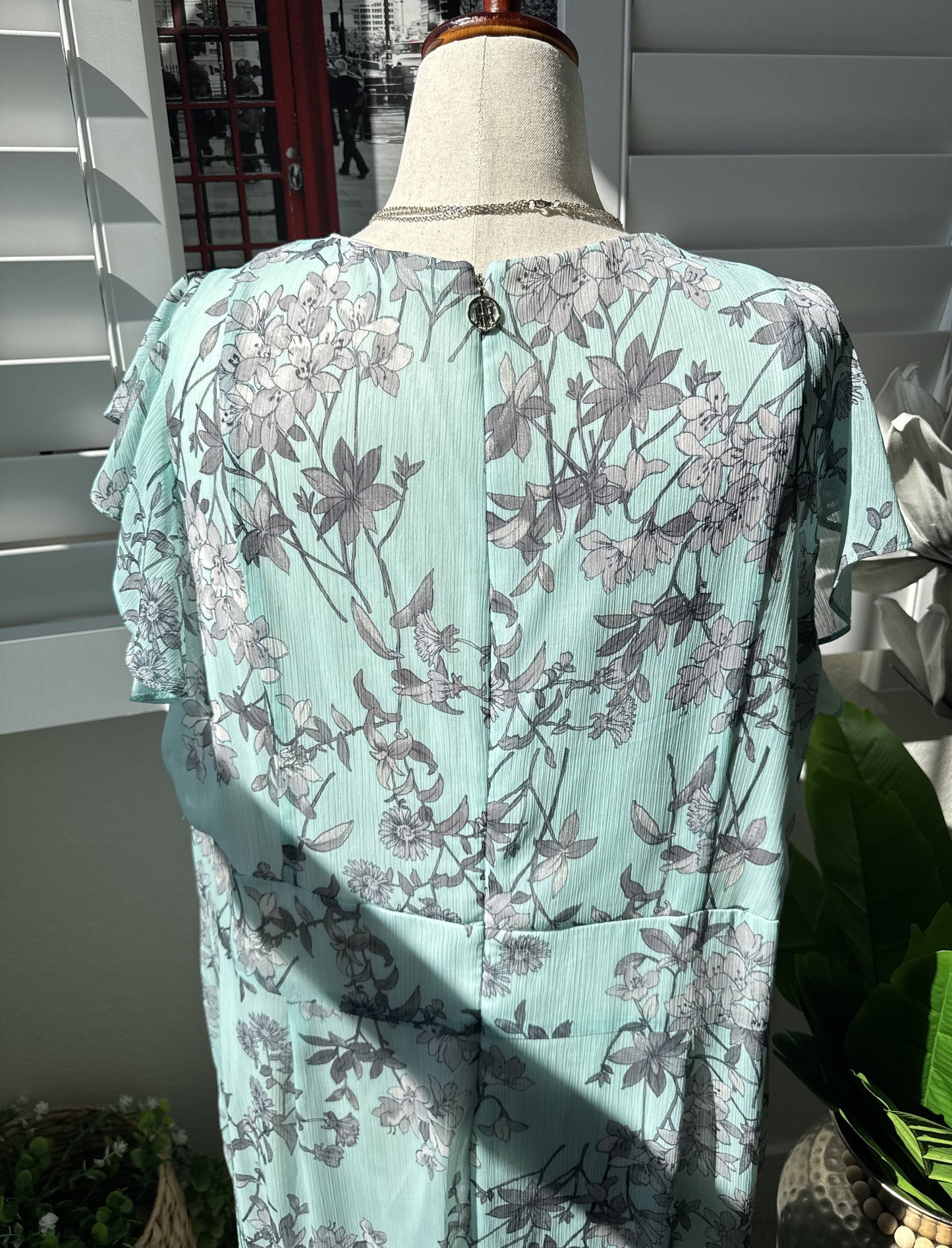 Tommy Hilfiger Women's Floral Print Maxi Dress, Size 22W