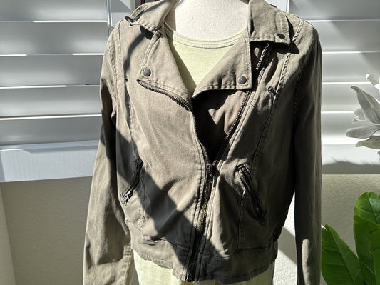 Fashion Nova Asymmetrical Moto Jacket 1X
