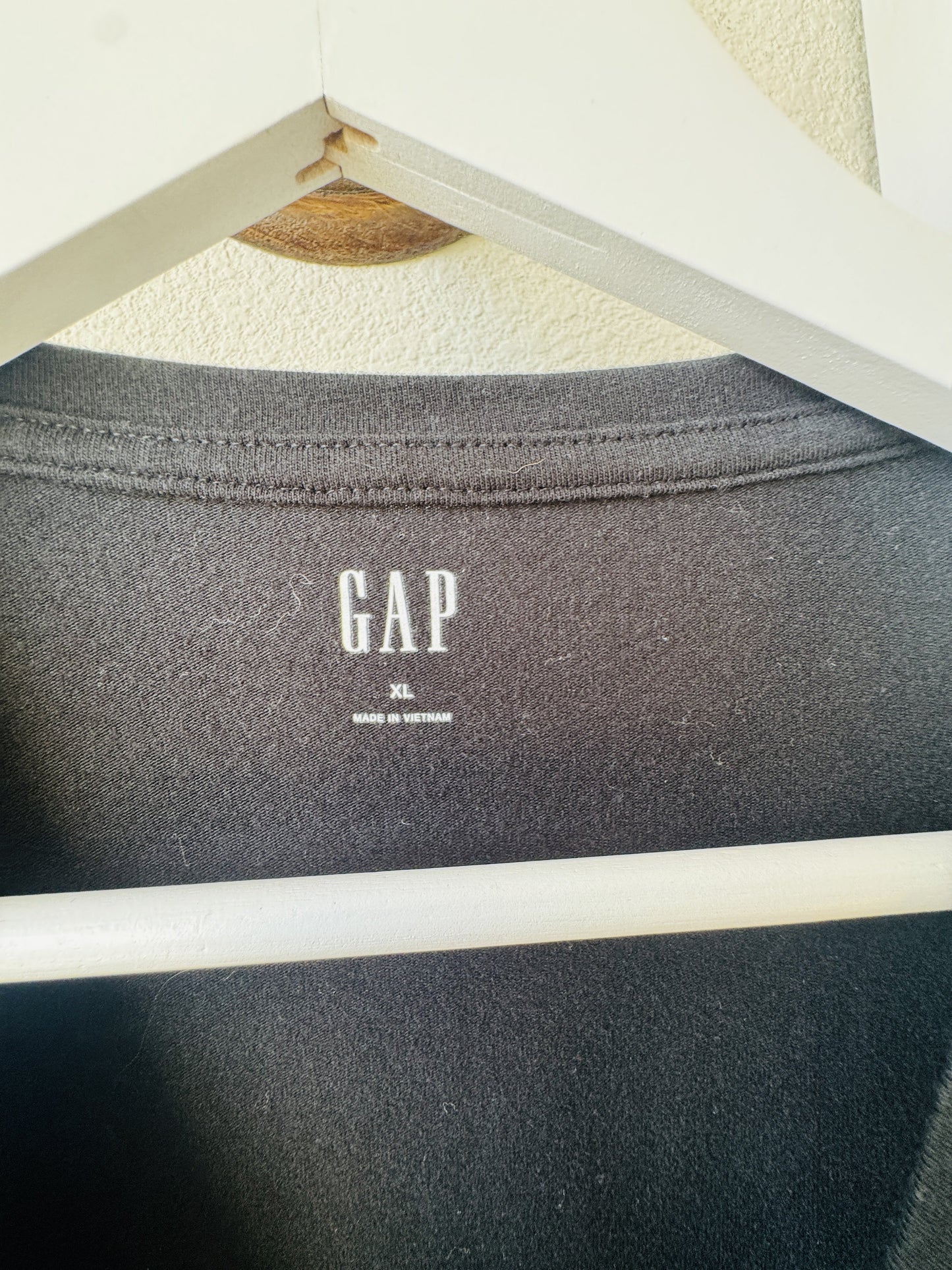 Gap Black Crew Neck Short Sleeve Bodysuit - Size XL