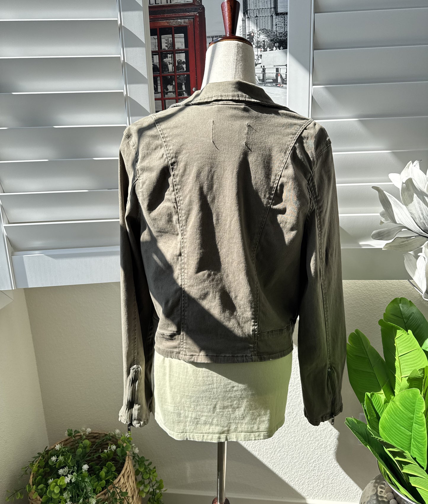 Fashion Nova Asymmetrical Moto Jacket 1X