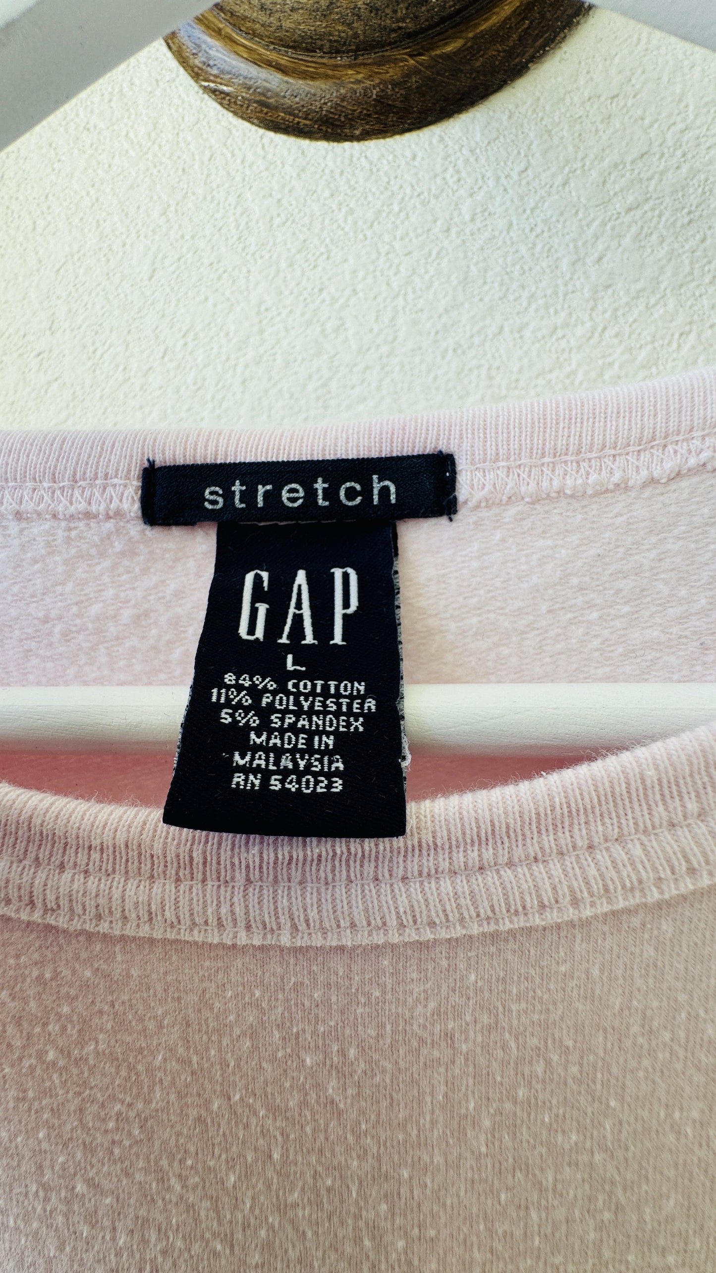Gap Pink & Purple Ombre Dip Dye Crewneck Sweatshirt Size L