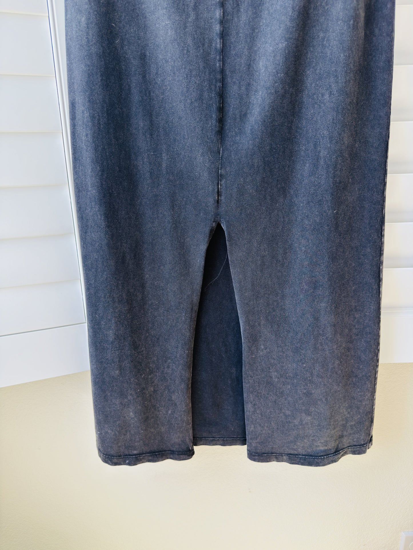 Z Supply Mineral Wash Cotton Maxi Skirt Size L