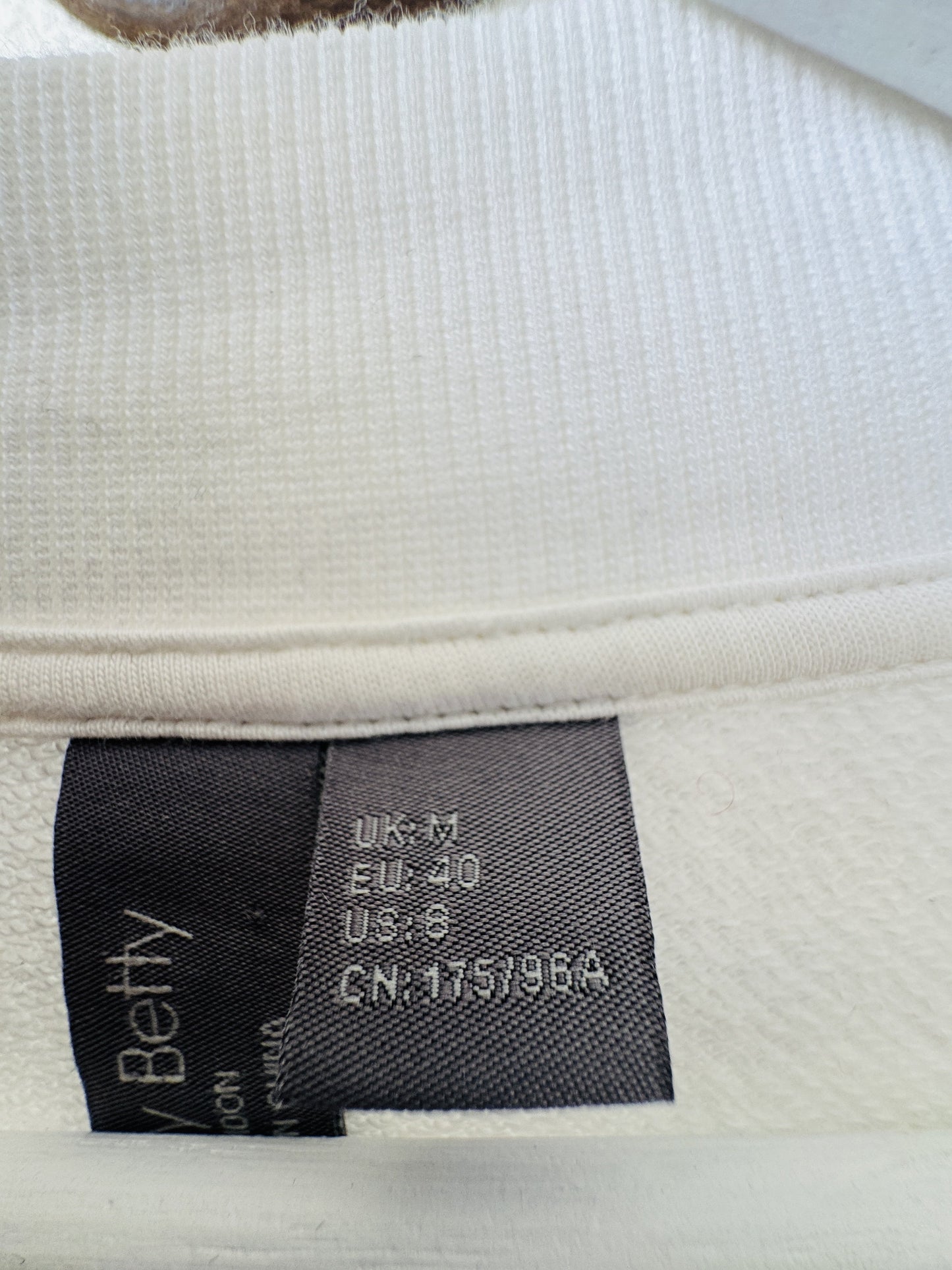Sweaty Betty Cream Harmonise Luxe Cardigan Sweatshirt - Size M