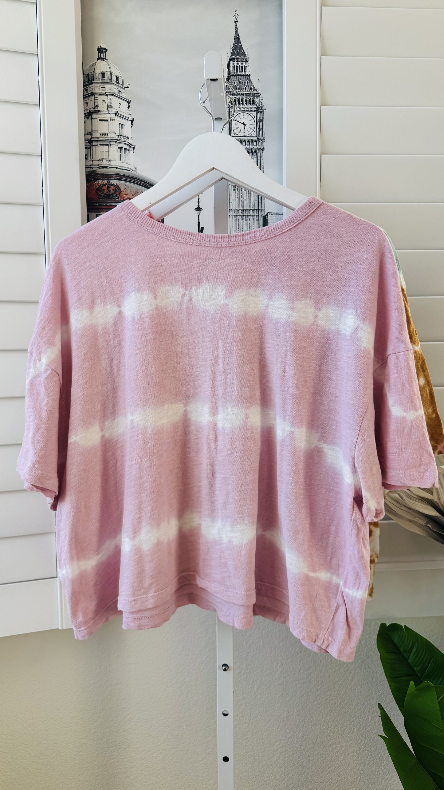 So Women's XXL Tie-Dye Cropped T-Shirt Duo