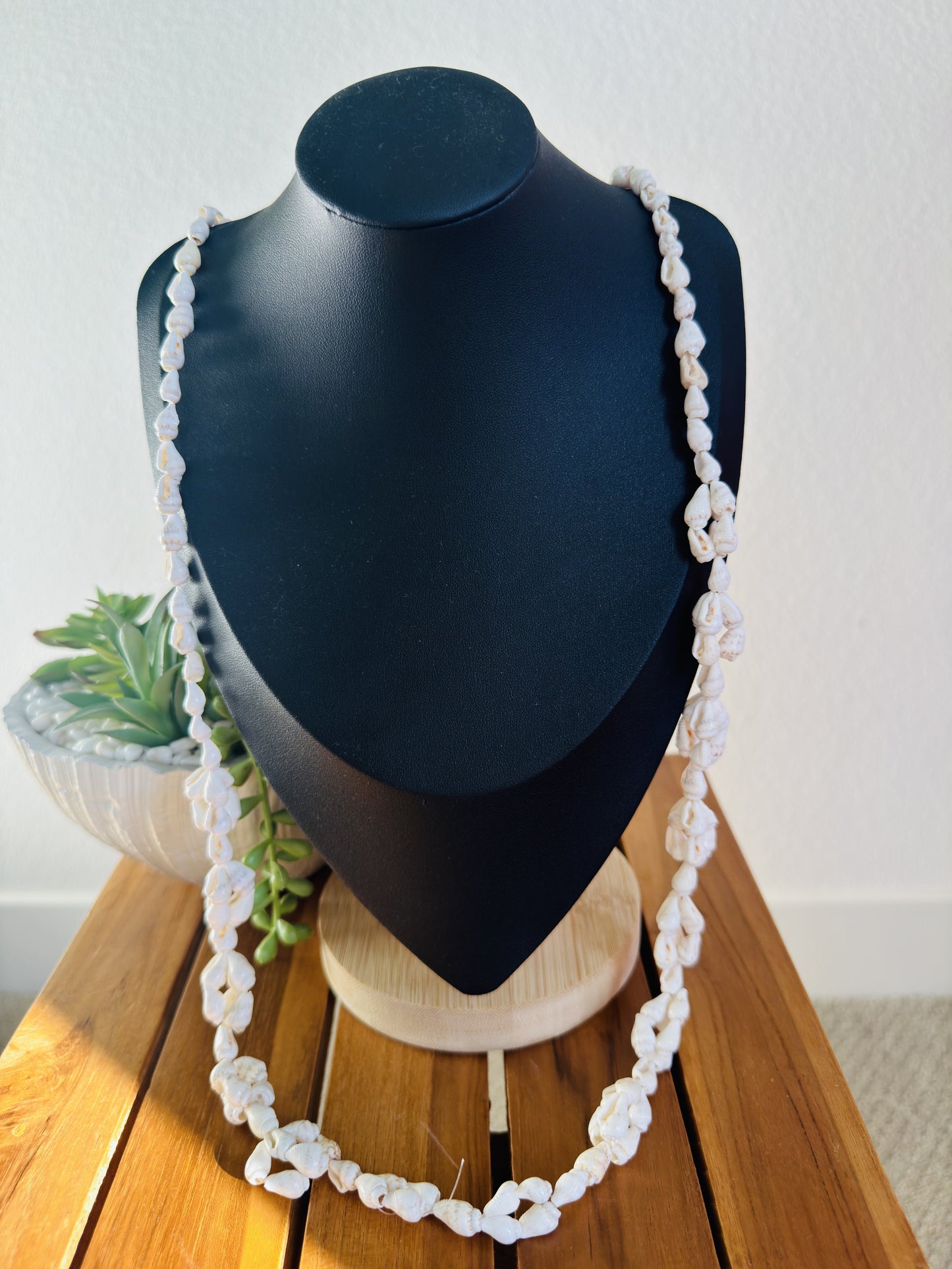 Set of Beach Shell Necklaces: Cowrie Shell Lei Necklace