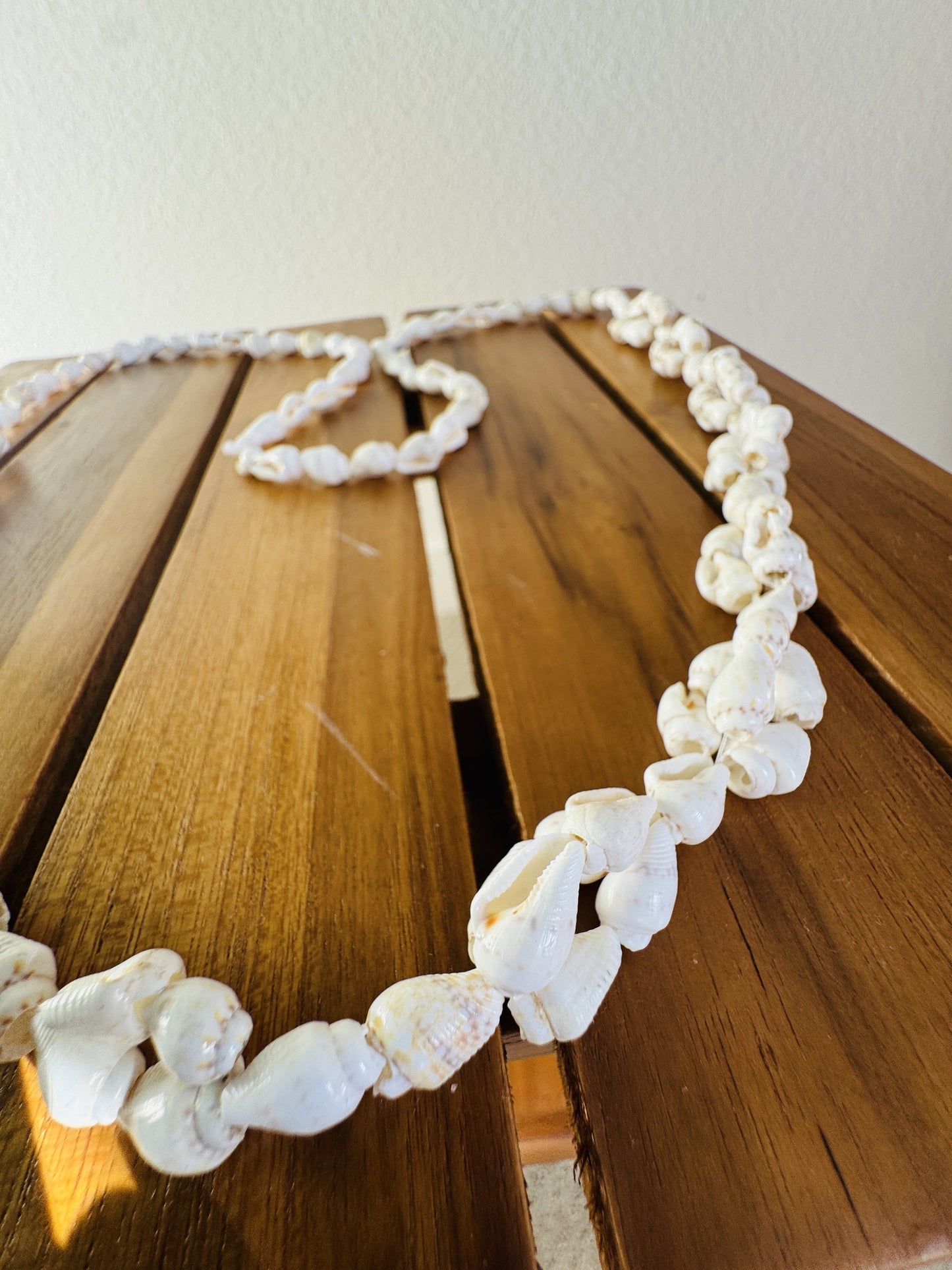 Set of Beach Shell Necklaces: Cowrie Shell Lei Necklace