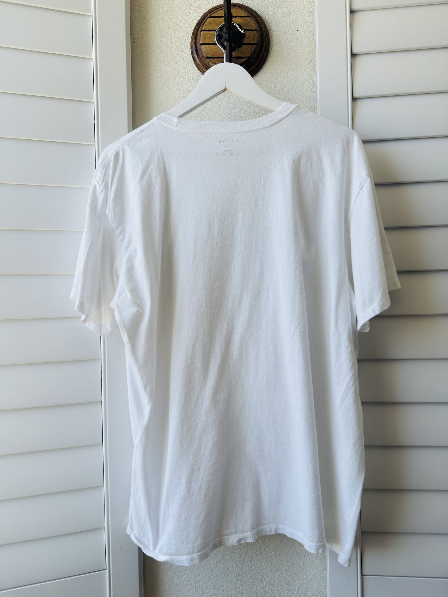 Calvin Klein Classic Fit White Crewneck T-Shirt - Size XL